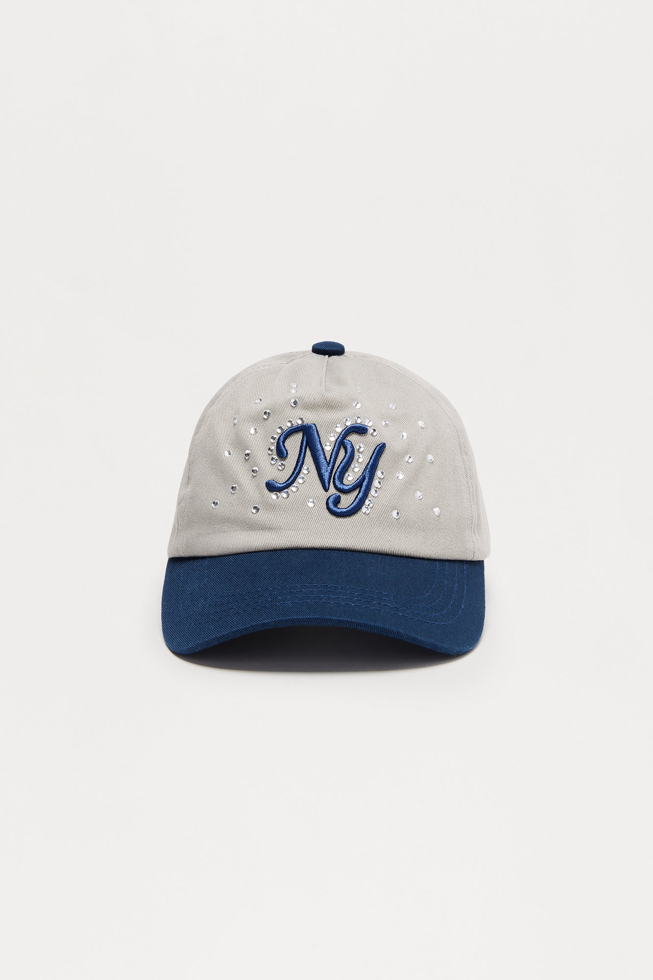 Mini City Lights NY Baseball Hat - Grey/combo