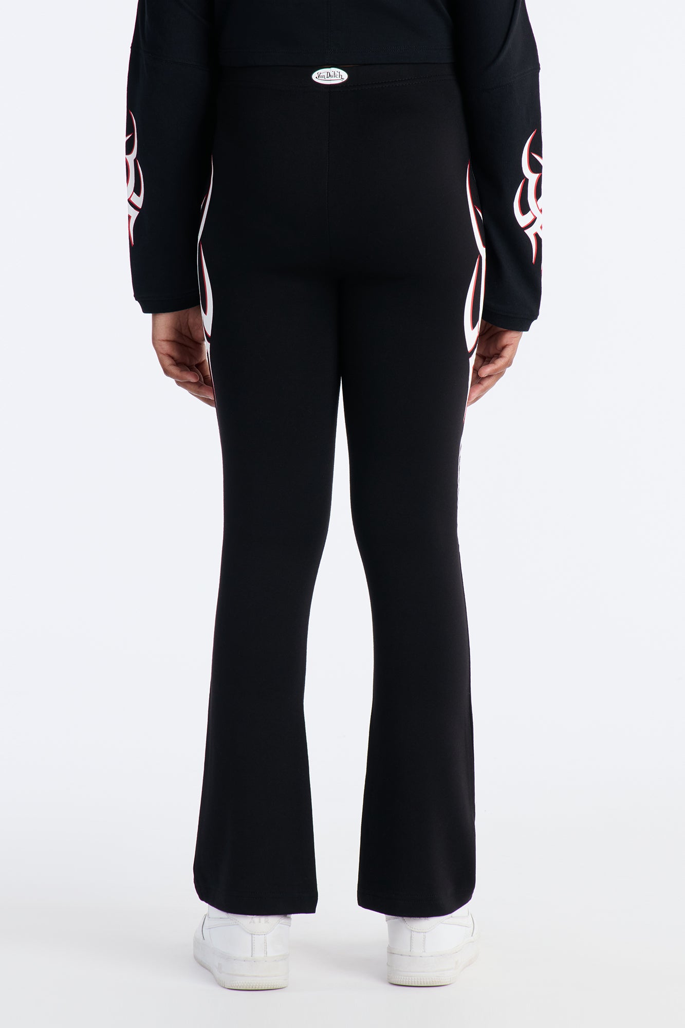 Mini Von Dutch Force Flared Pants - Black