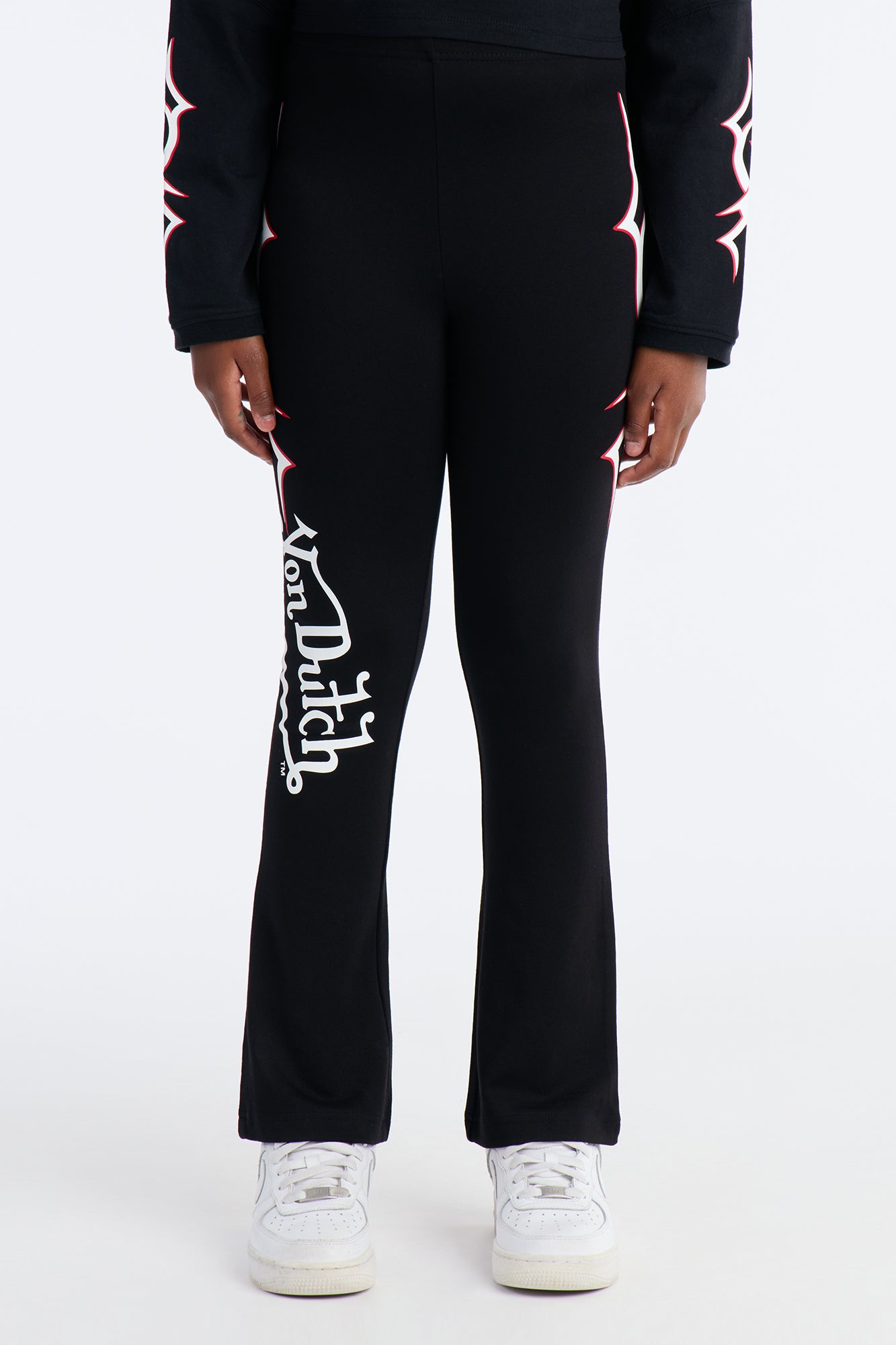 Mini Von Dutch Force Flared Pants - Black