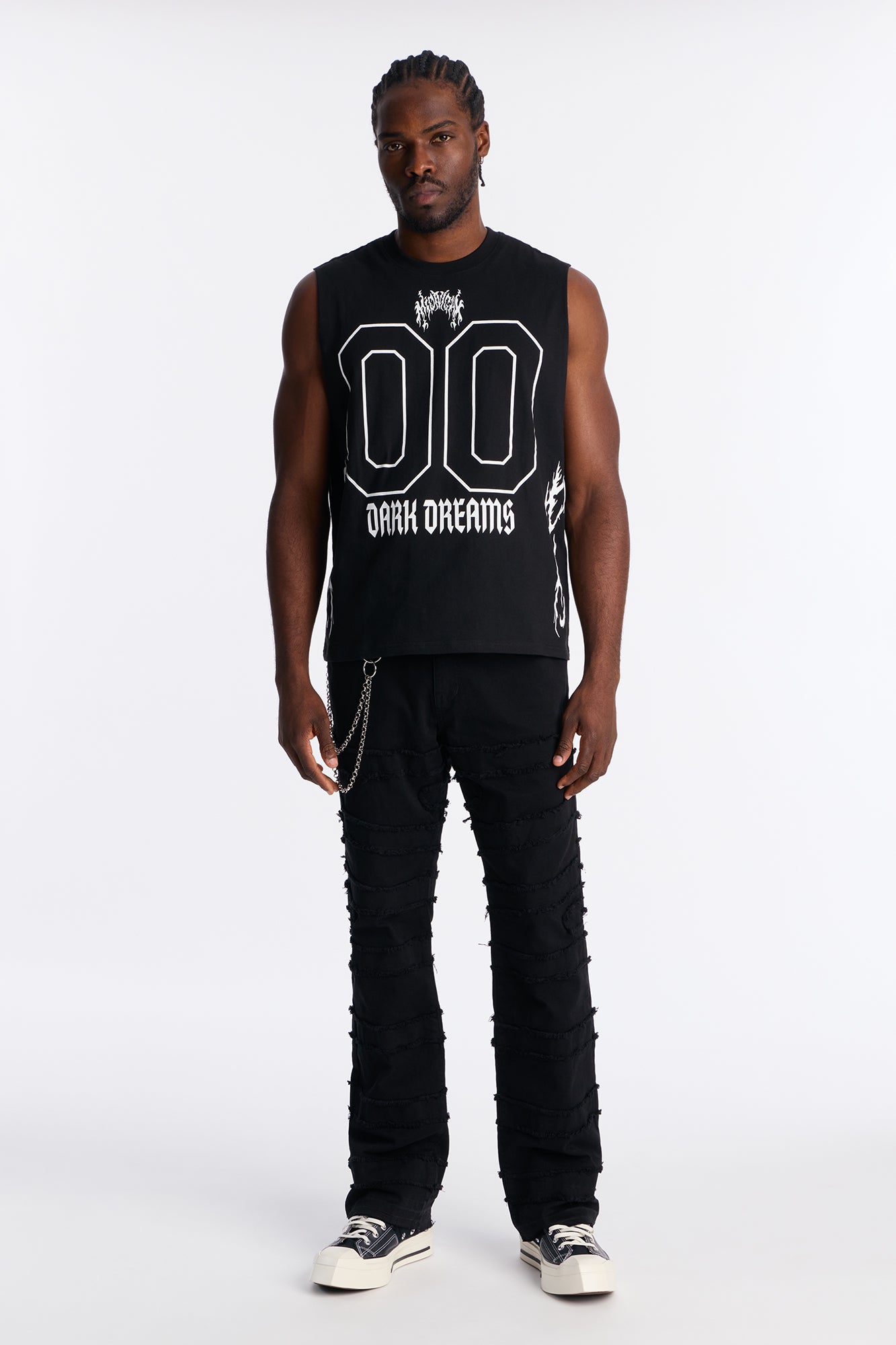 Stacked Slim Flared Tectonic Pant - Black Wash