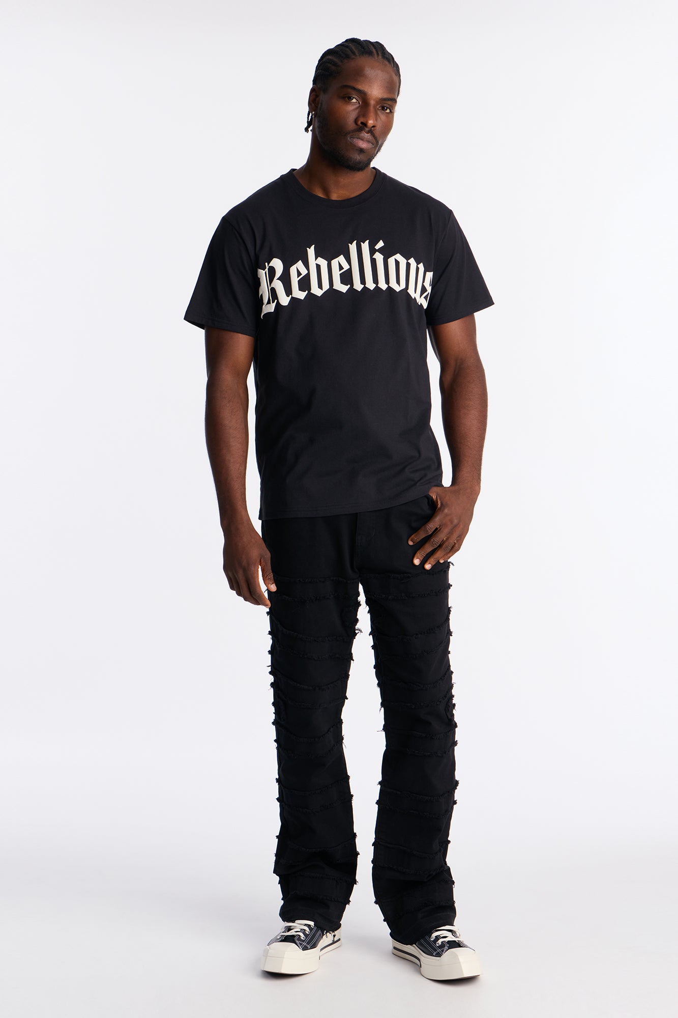 Rebellious Forever Short Sleeve Tee - Black
