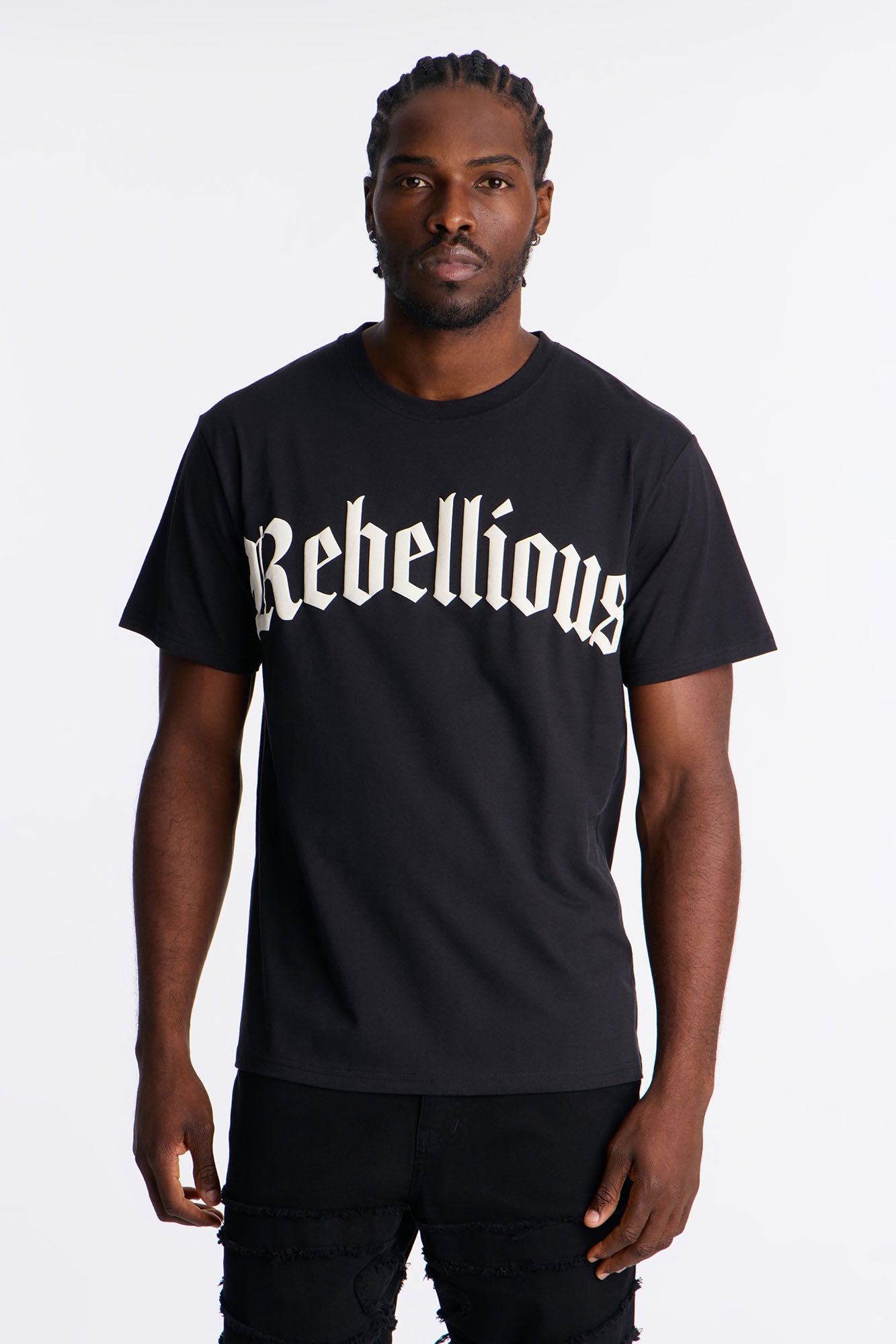 Rebellious Forever Short Sleeve Tee - Black