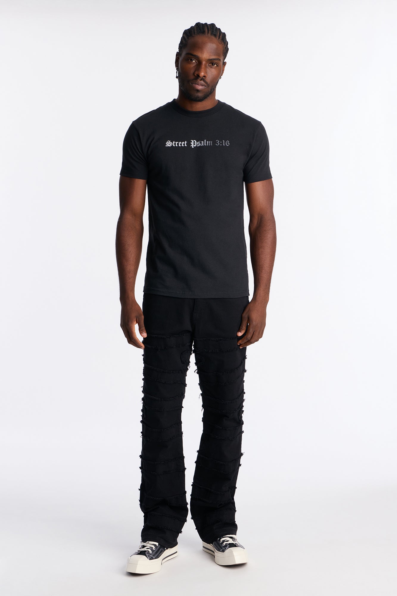 Street Psalm Amen Short Sleeve Tee - Black