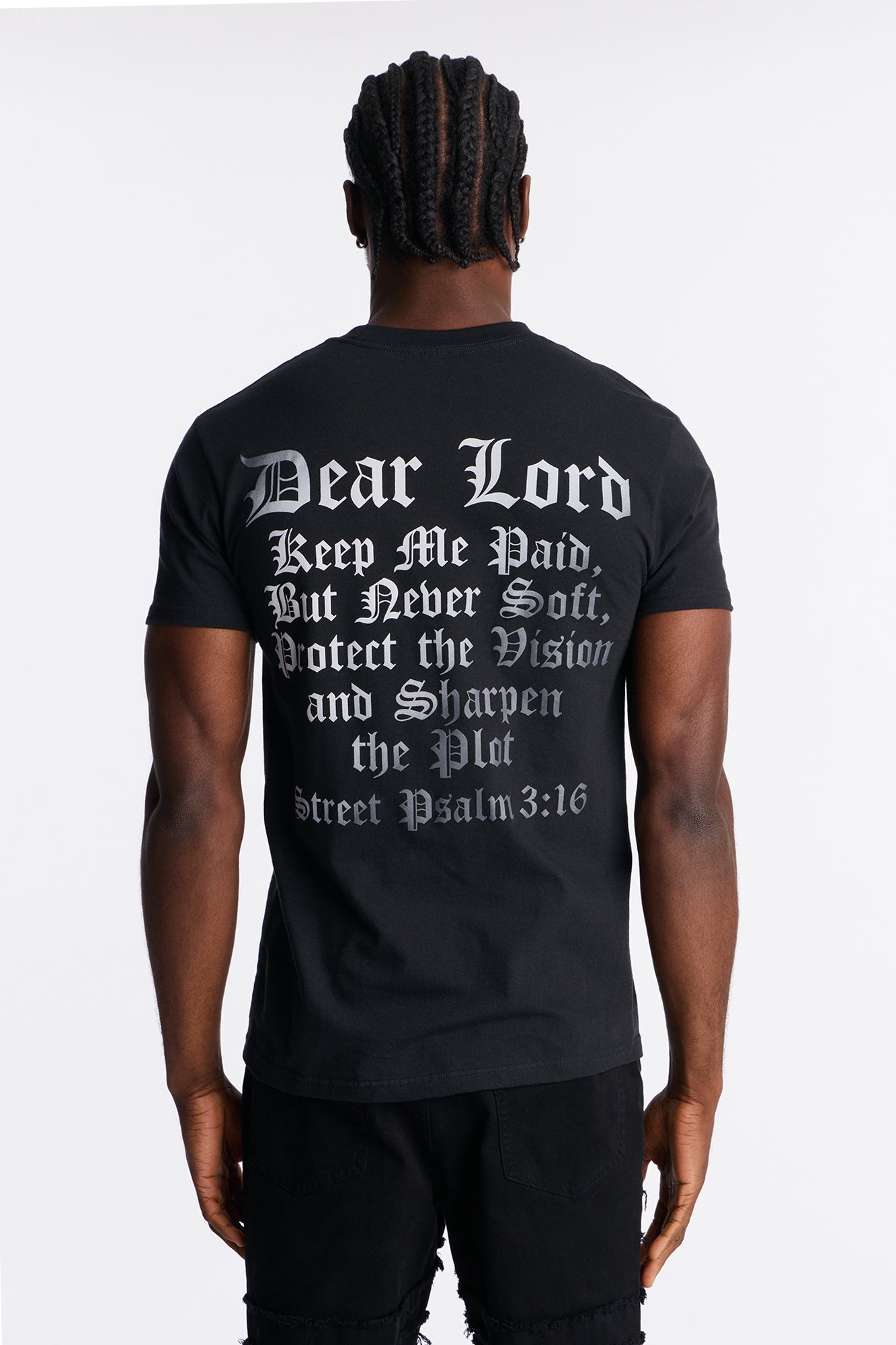 Street Psalm Amen Short Sleeve Tee - Black