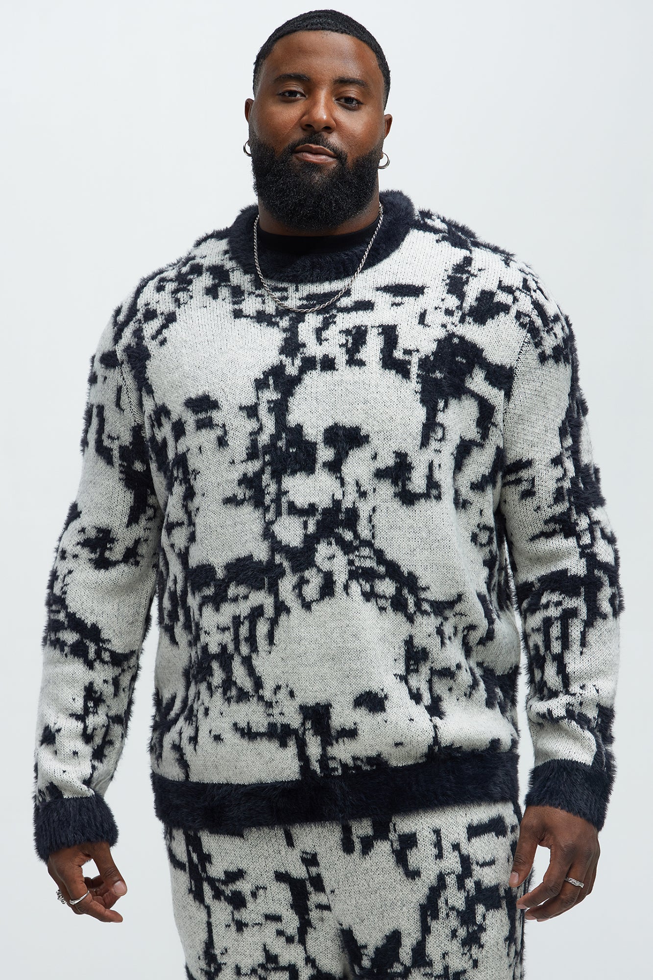 Sparrow Crewneck Sweater - Black