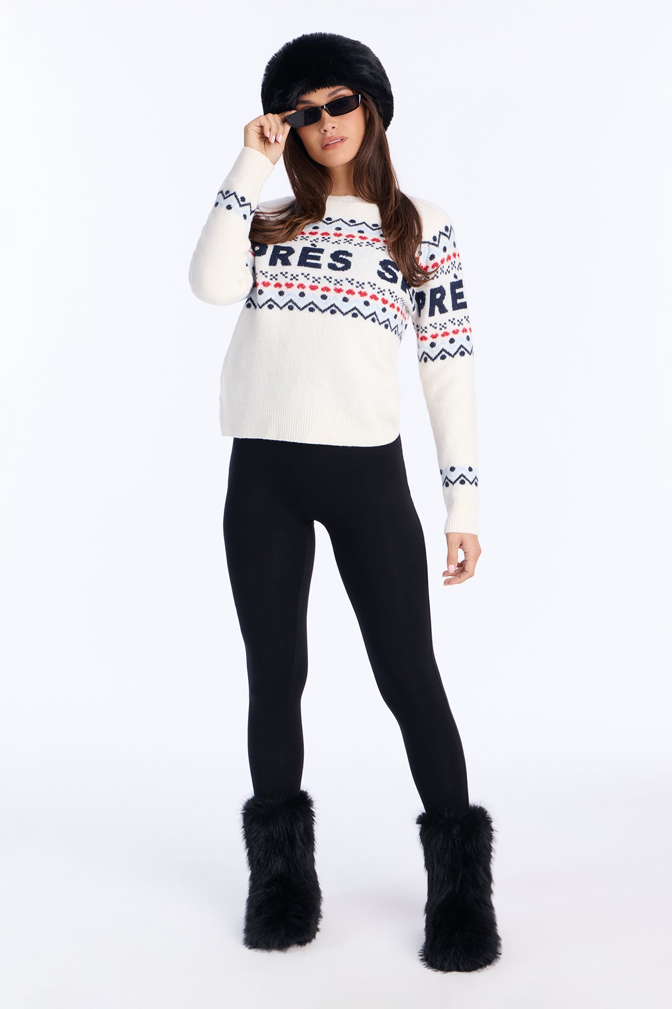 Ski Après Fair Isle Sweater - Ivory/combo