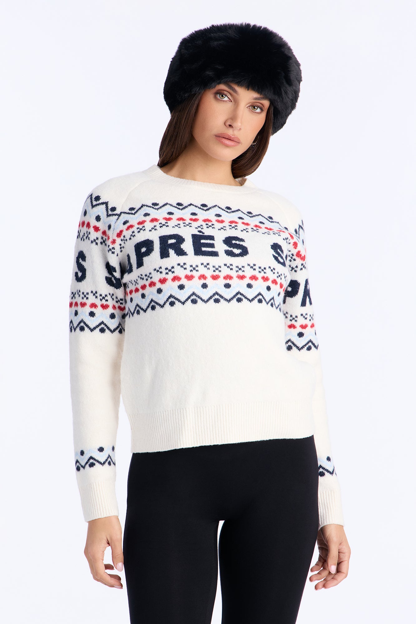 Ski Après Fair Isle Sweater - Ivory/combo