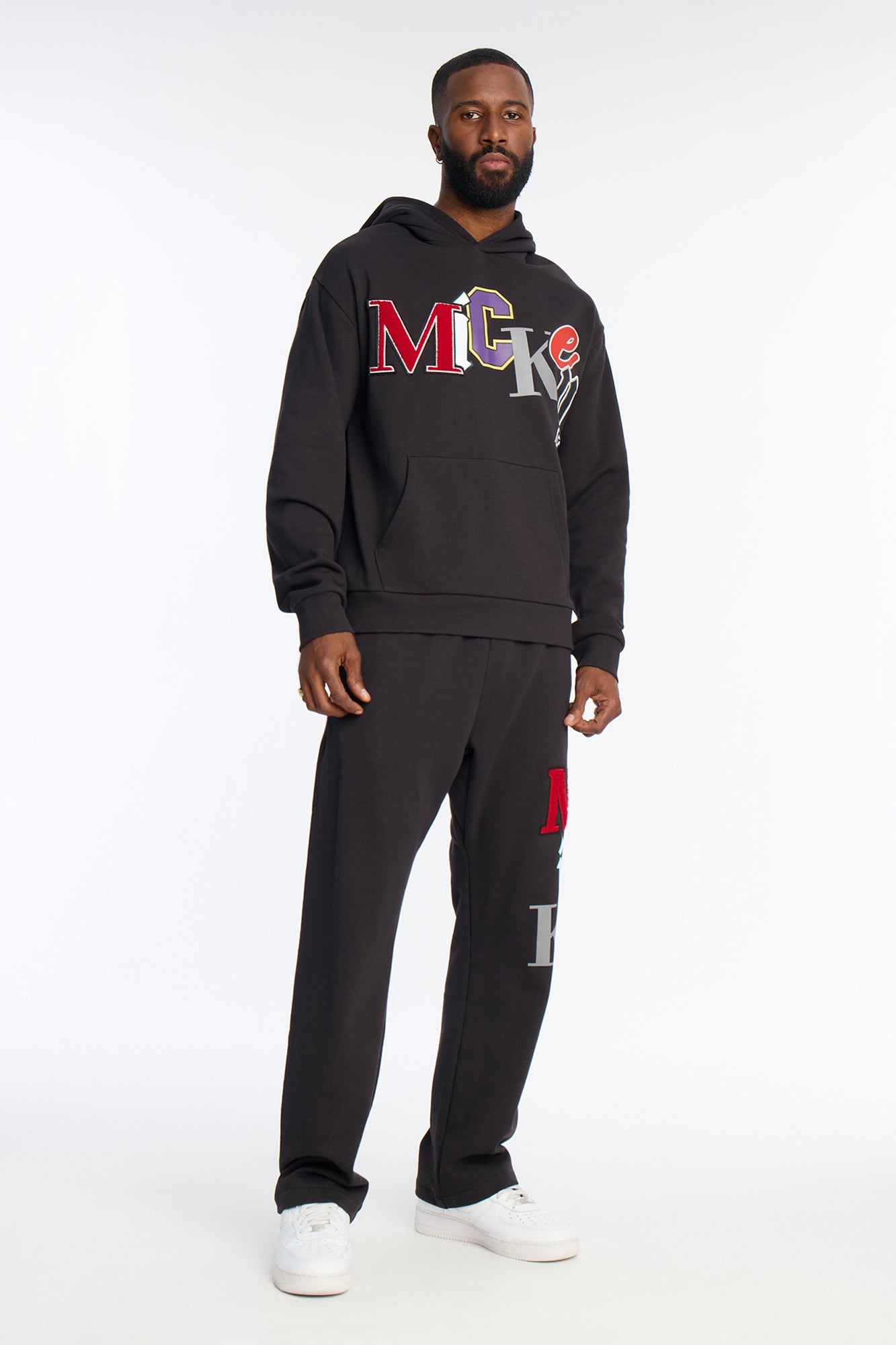 Disney Mickey Patch Hoodie - Black Wash