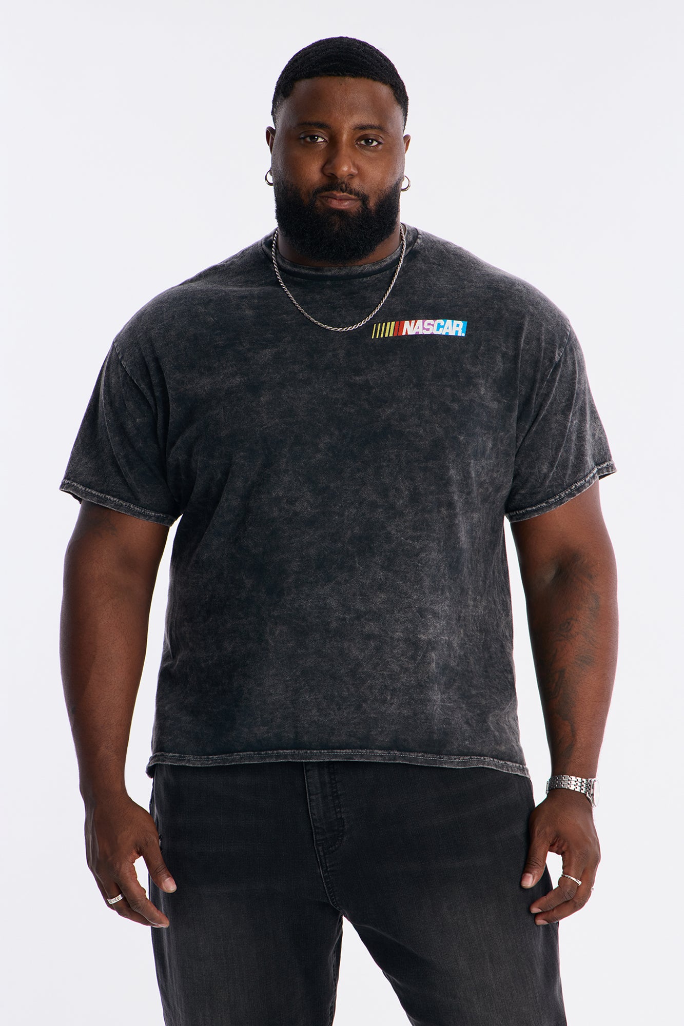 NASCAR Atlanta 500 Vintage Short Sleeve Tee - Black Wash