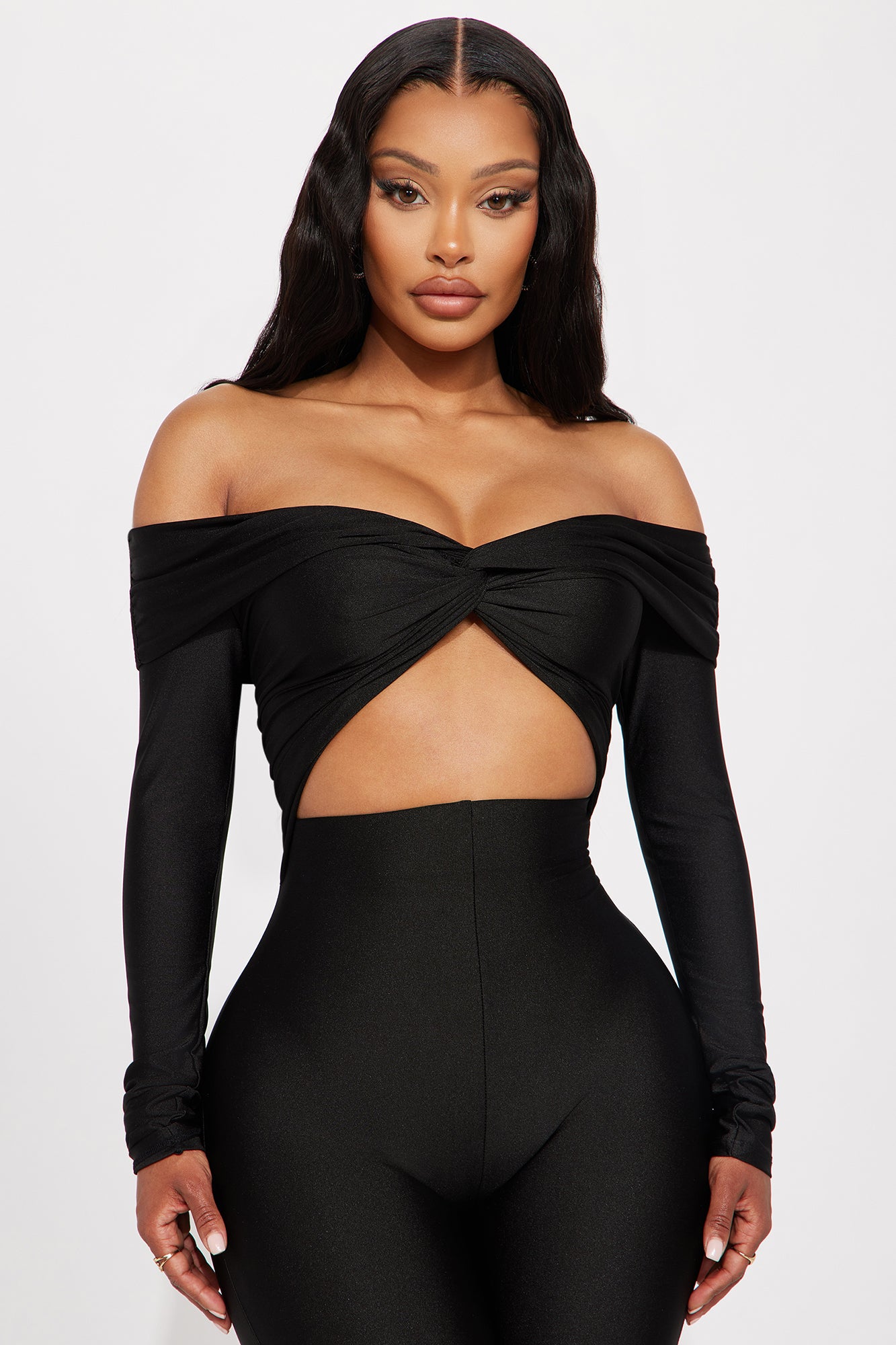 Take Me Dancing Jumpsuit - Black