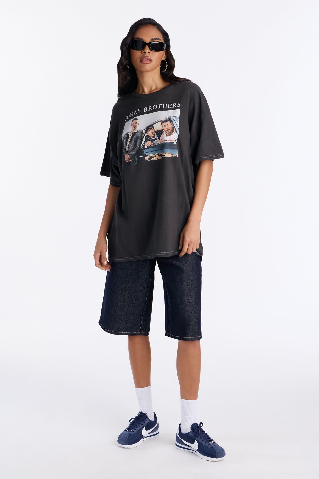 Jonas Brothers Washed Tee - Black Wash