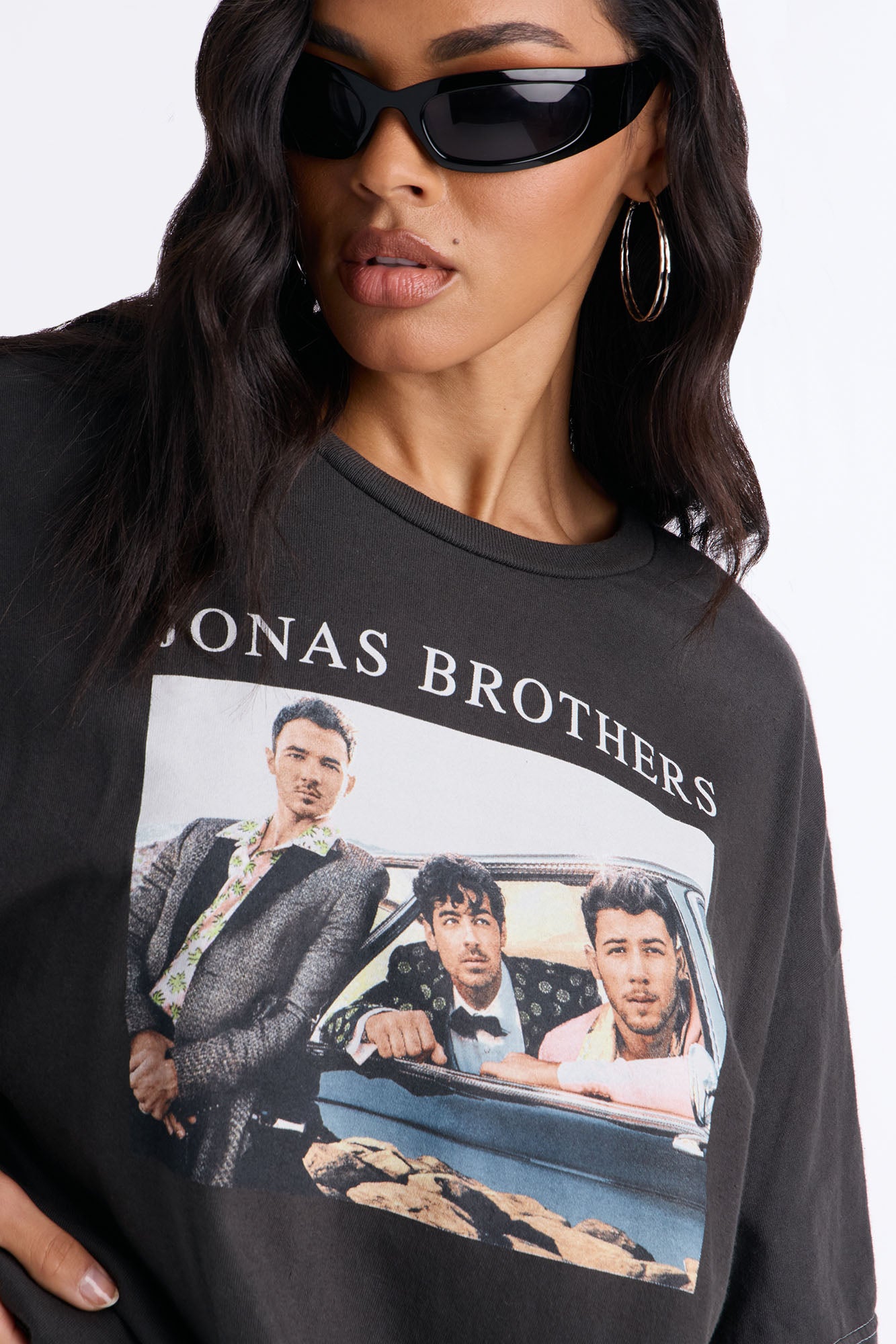 Jonas Brothers Washed Tee - Black Wash