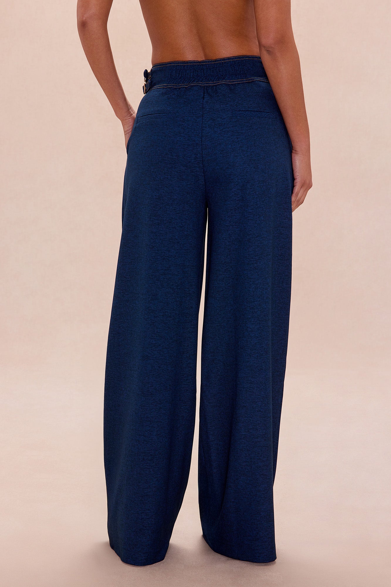 Portia Wide Leg Pant - Denim