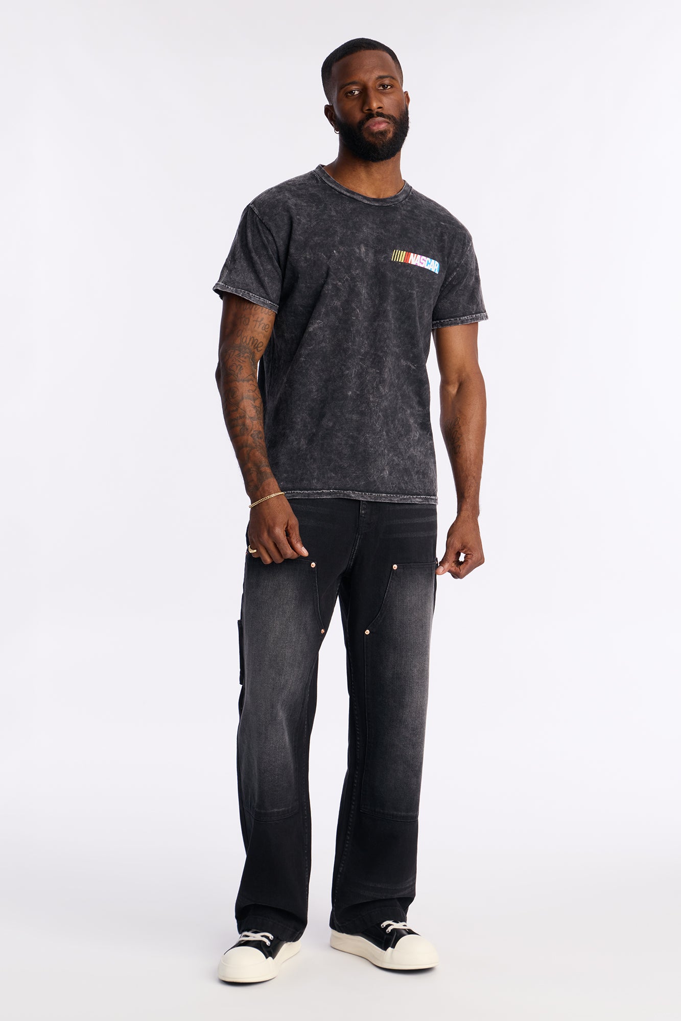NASCAR Atlanta 500 Vintage Short Sleeve Tee - Black Wash