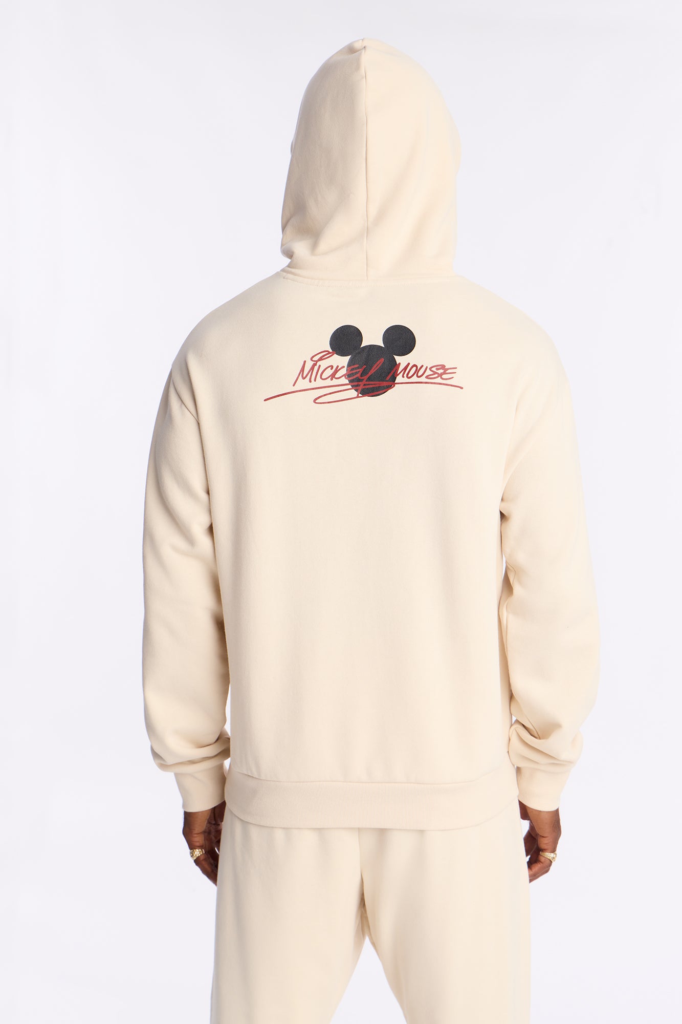 Disney Mickey Patch Hoodie - Natural