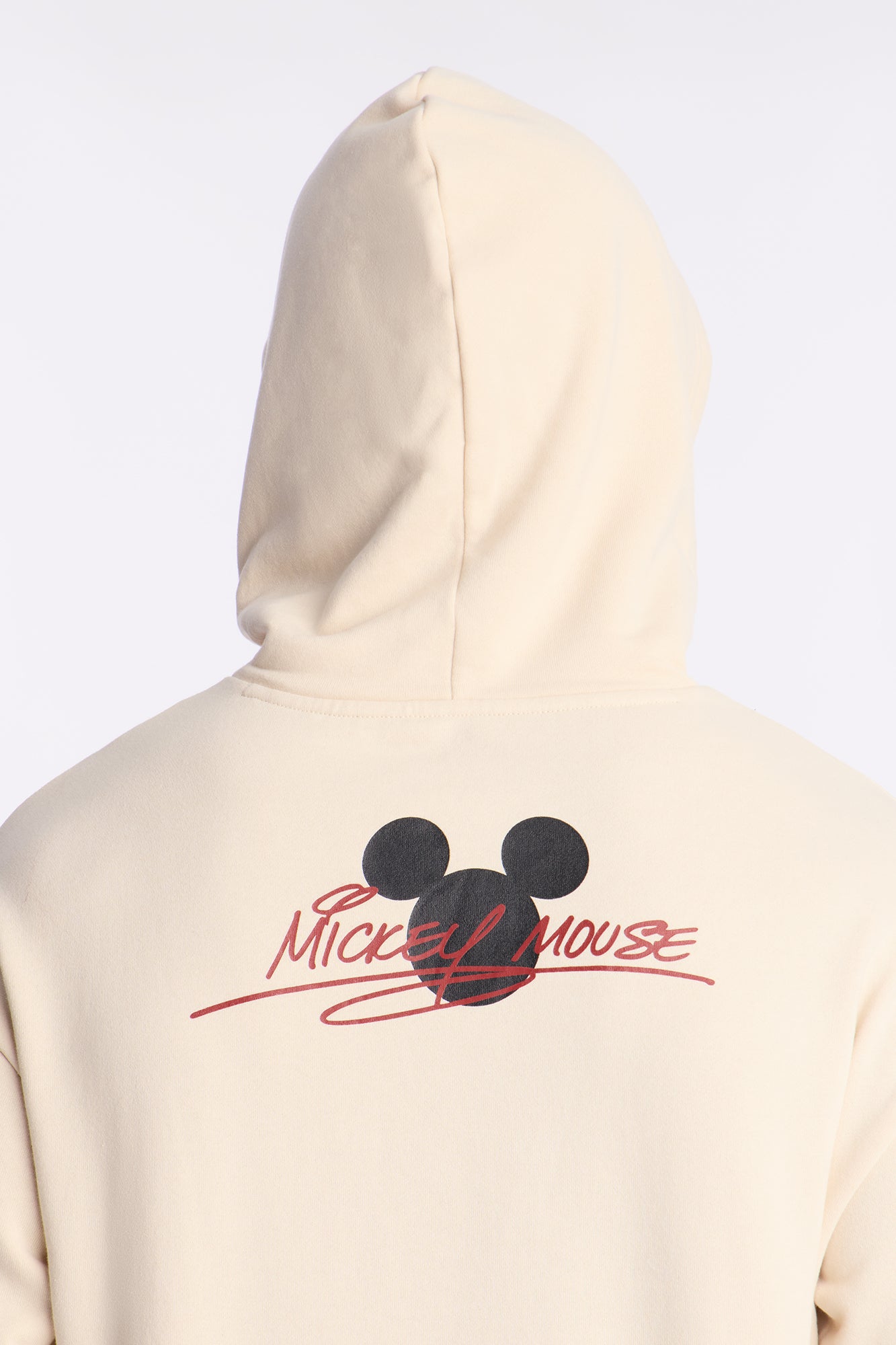 Disney Mickey Patch Hoodie - Natural