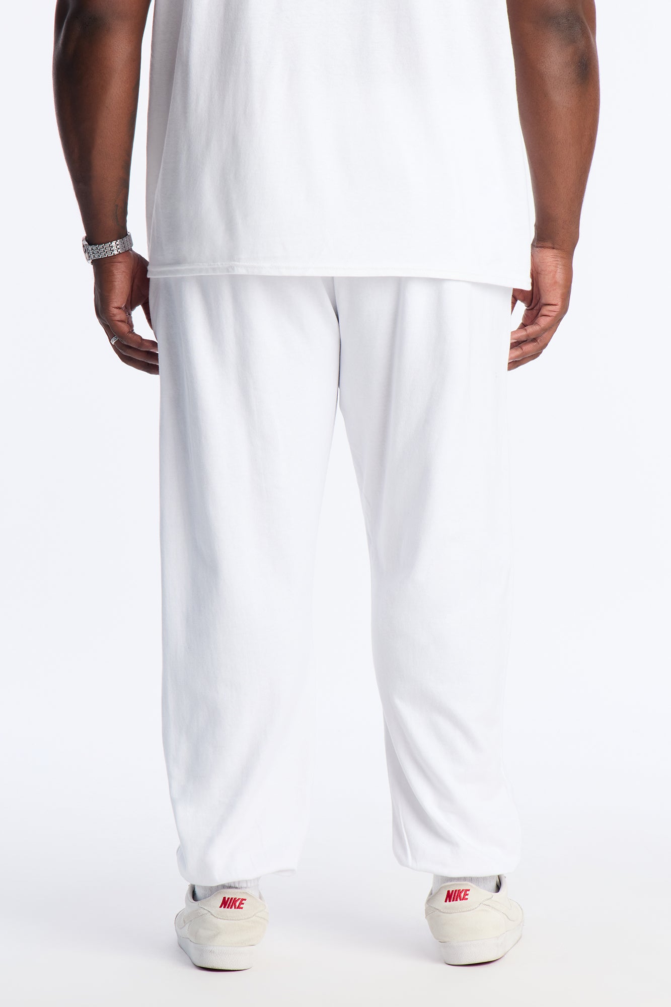 Tapped In Jogger - White