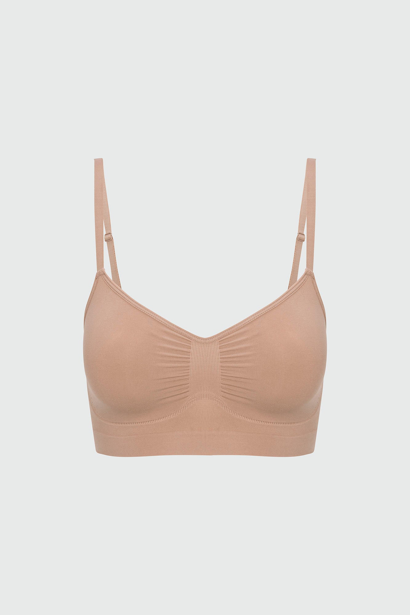 Nova Sculpt Seamless Strong Compression Bralette - Nude