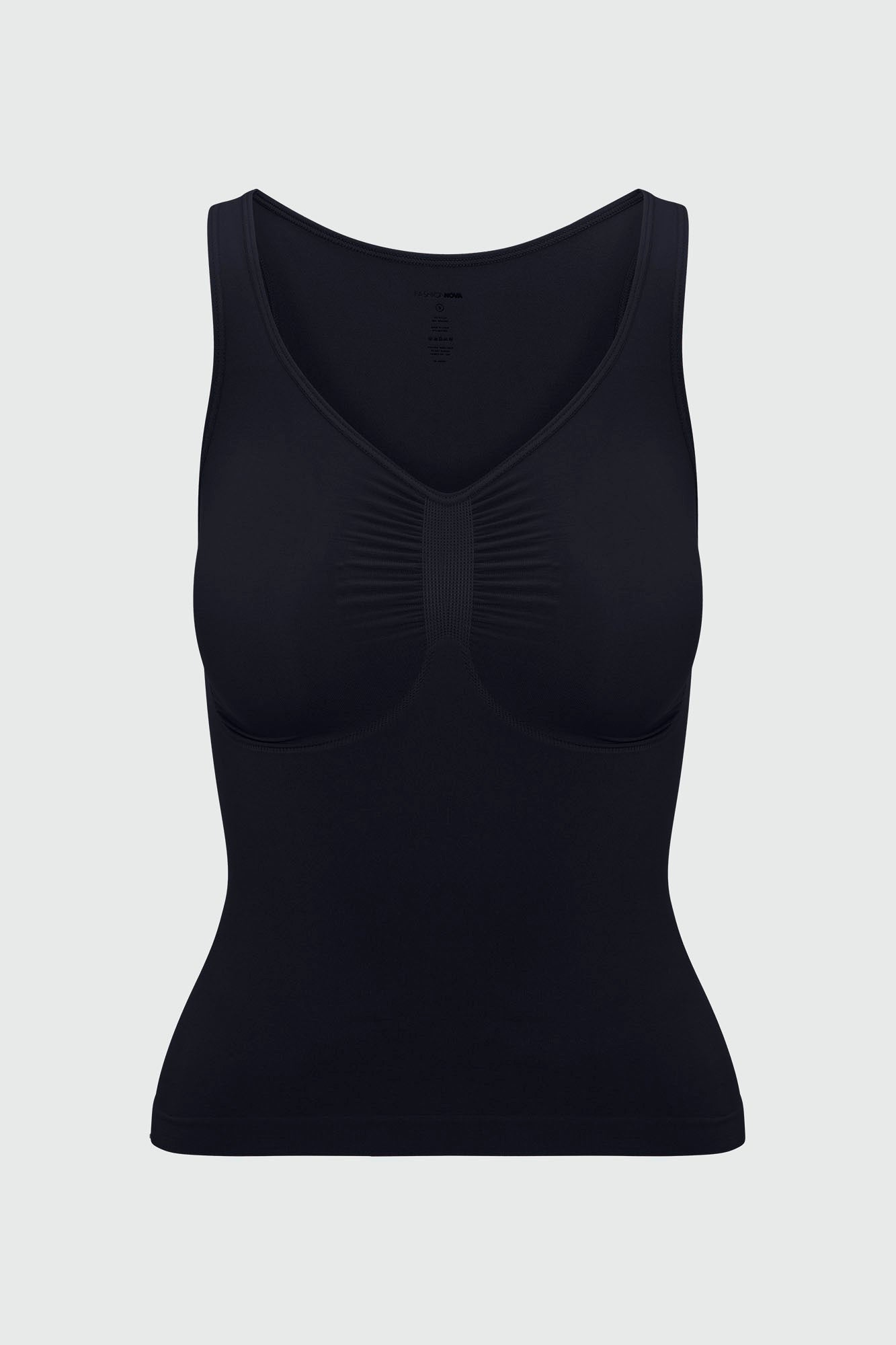 Nova Sculpt Seamless Strong Compression Shaping Tank - Black