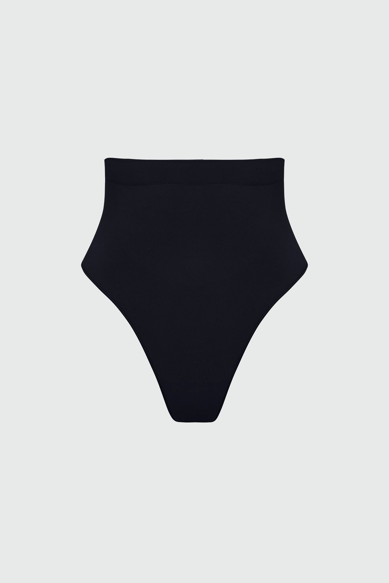 Nova Sculpt Seamless Strong Compression Mid Waist Thong - Black