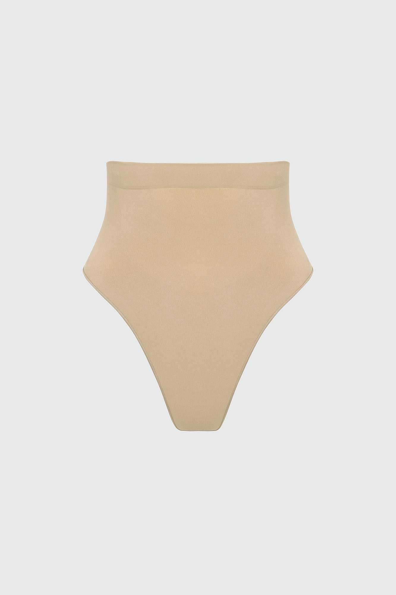 Nova Sculpt Seamless Strong Compression Mid Waist Thong - Sand