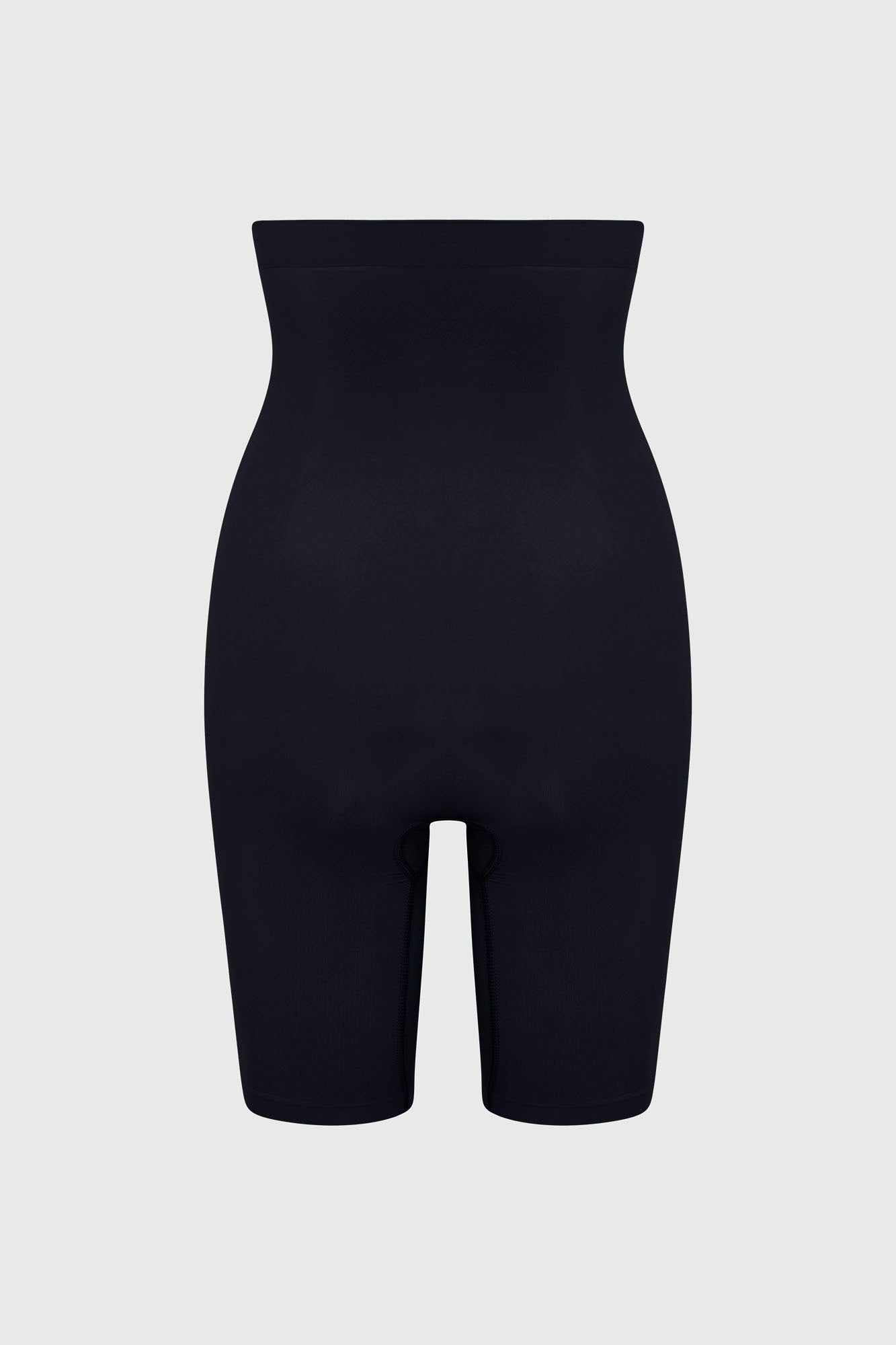 Nova Sculpt Seamless Strong Compression High Waisted Thigh Shaper - Black