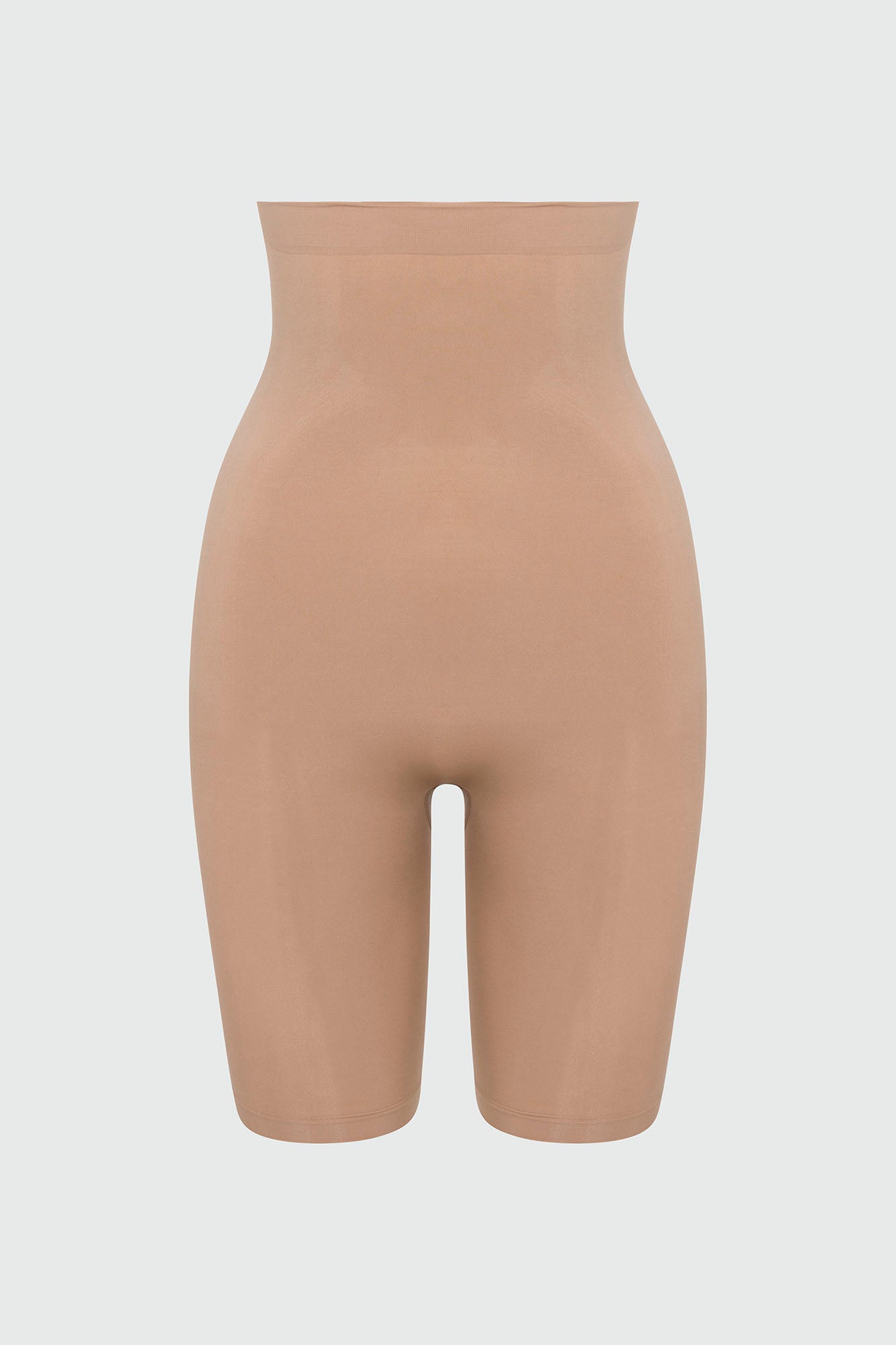 Nova Sculpt Seamless Strong Compression High Waisted Thigh Shaper - Nude