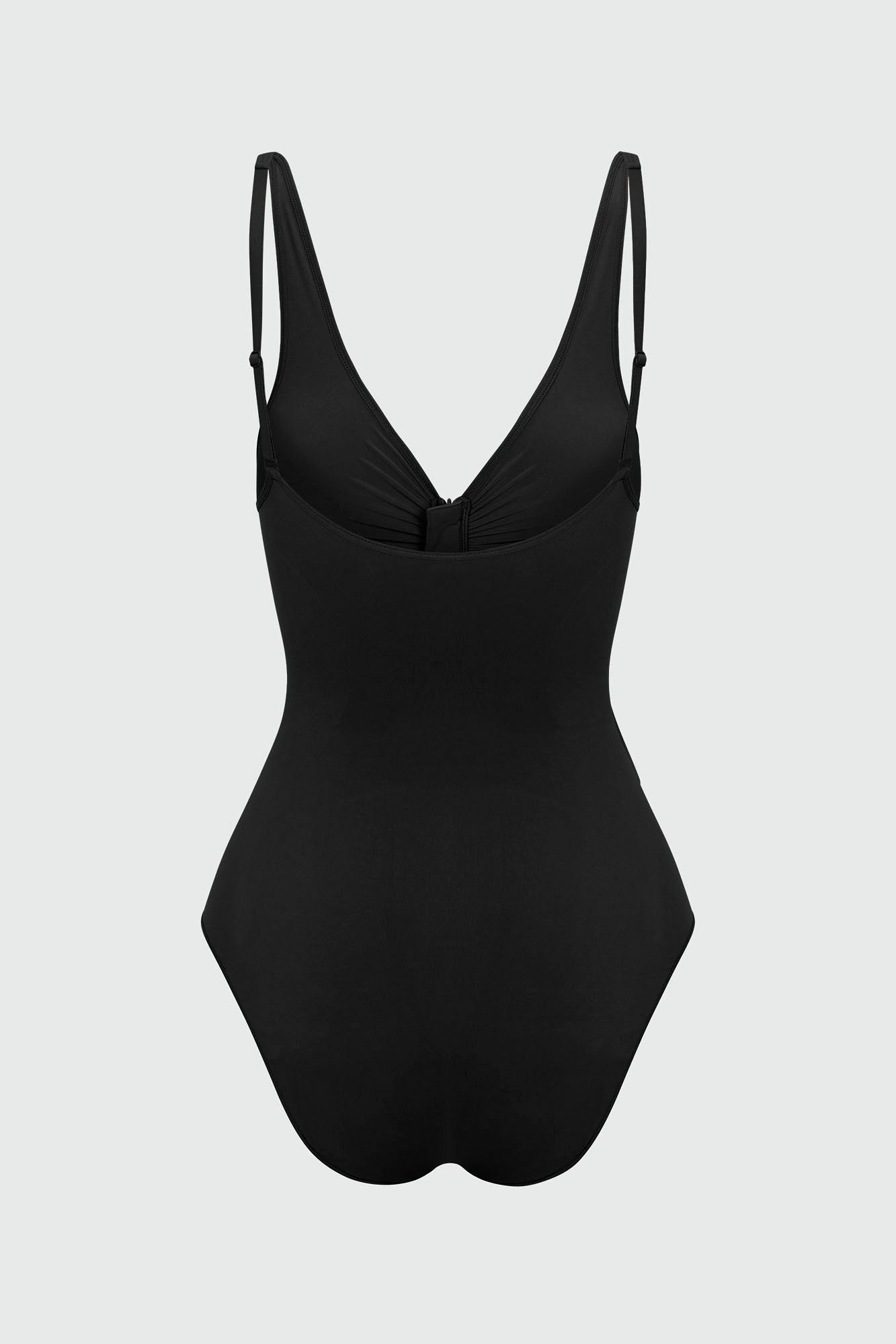 Nova Sculpt Seamless Strong Compression Zip Front Brief Bodysuit - Black