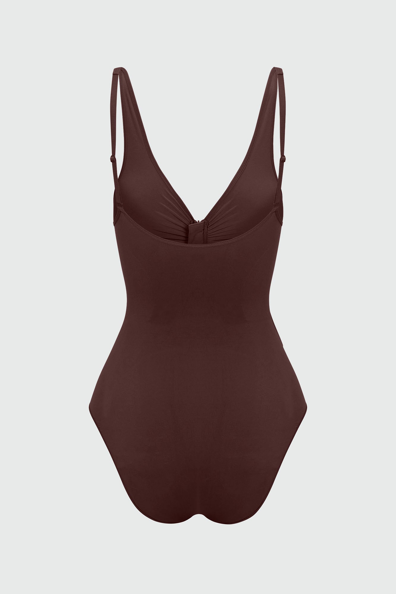 Nova Sculpt Seamless Strong Compression Zip Front Brief Bodysuit - Coco