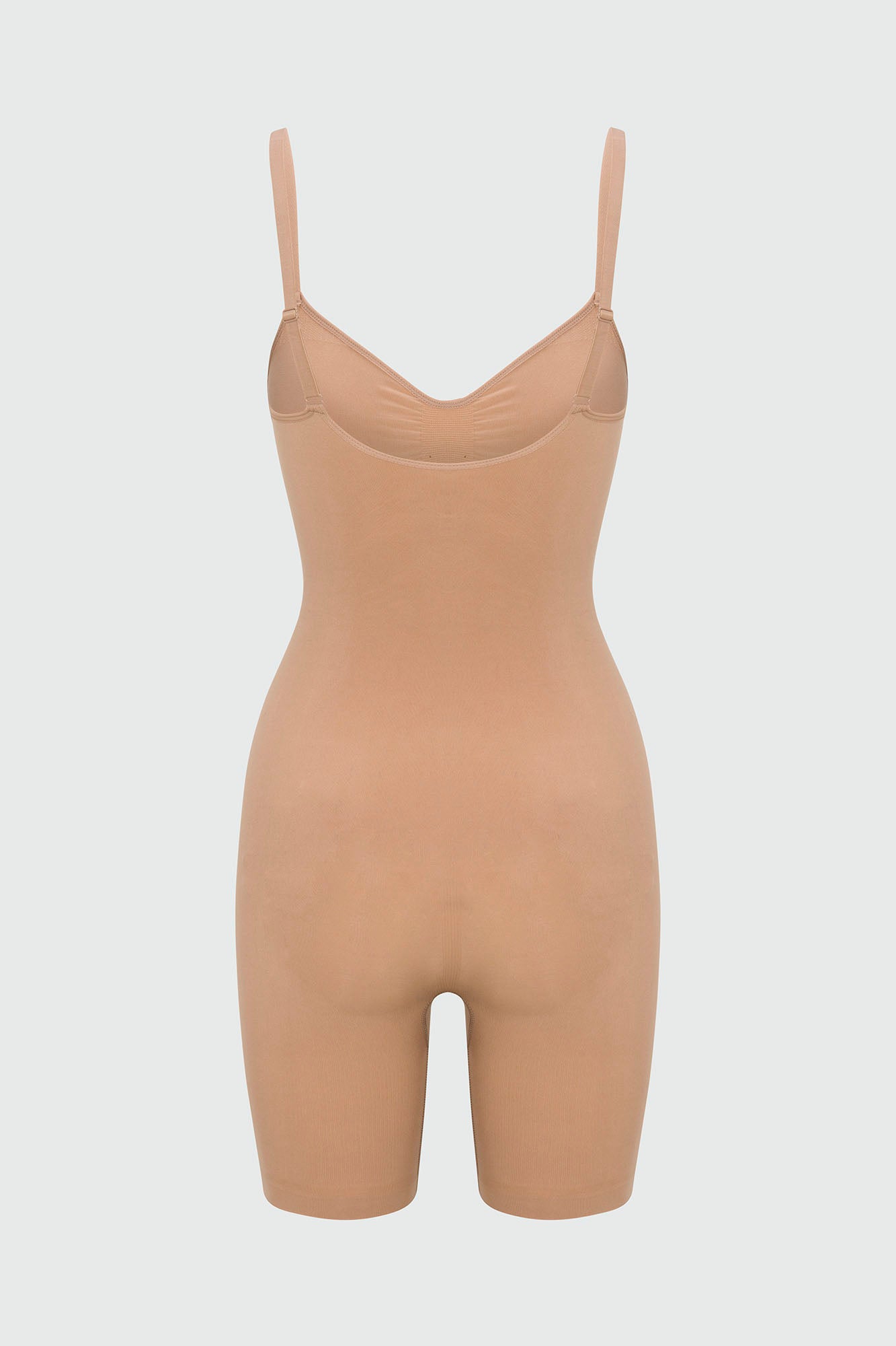 Nova Sculpt Seamless Strong Compression Thigh Shaping Bodysuit - Nude