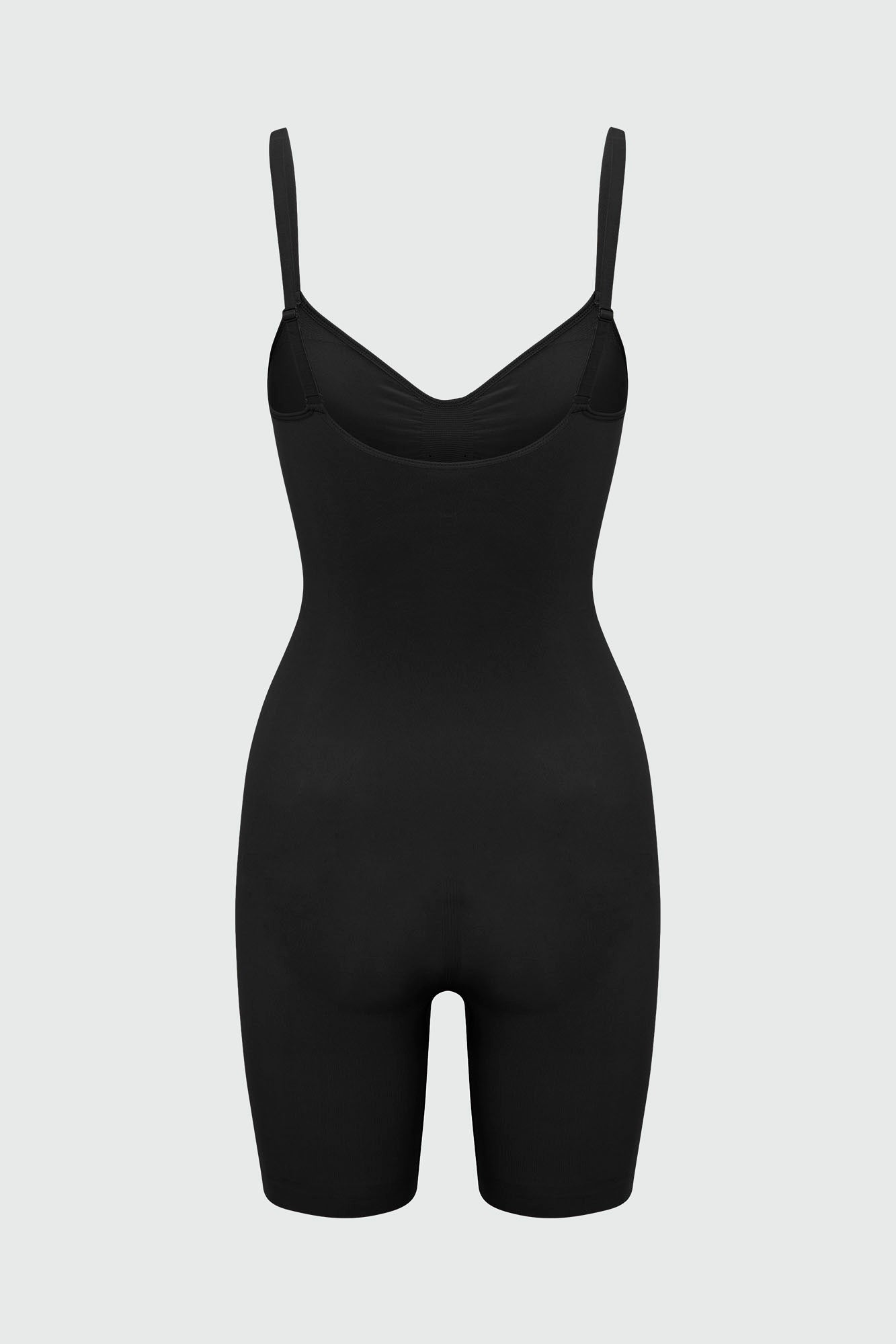 Nova Sculpt Seamless Strong Compression Thigh Shaping Bodysuit - Black