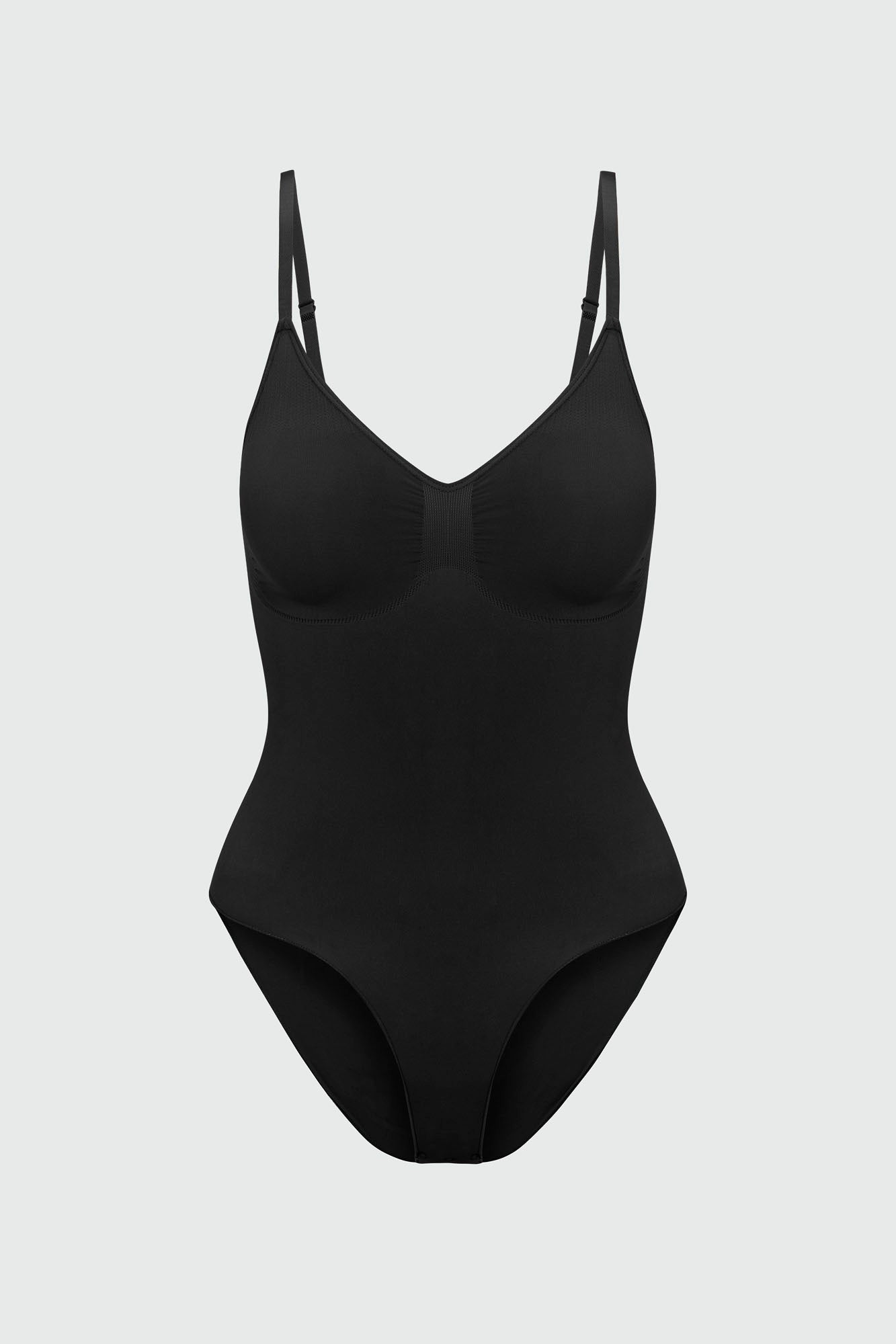 Nova Sculpt Seamless Strong Compression Brief Bodysuit - Black