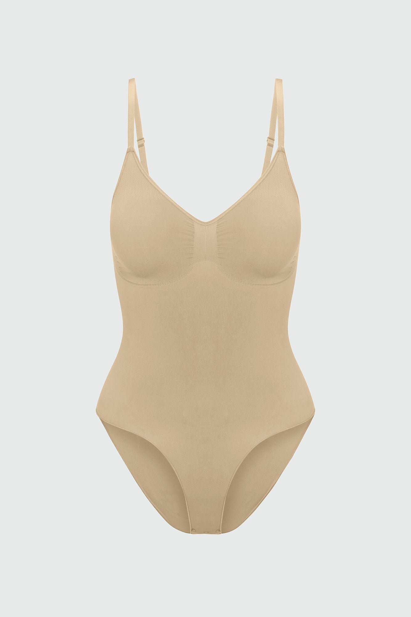 Nova Sculpt Seamless Strong Compression Brief Bodysuit - Sand