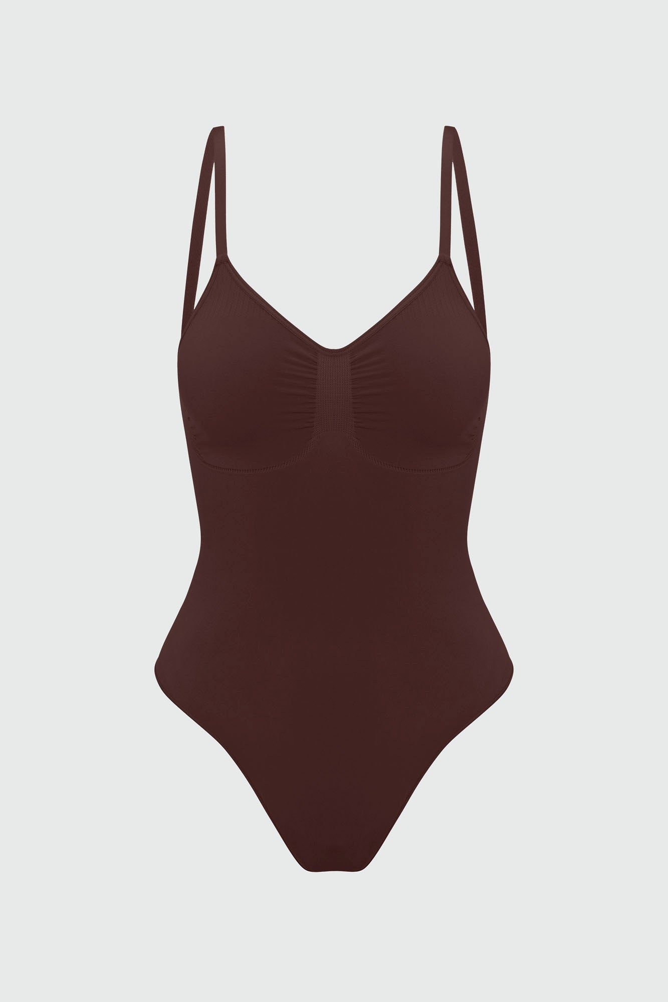 Nova Sculpt Seamless Strong Compression Low Back Thong Bodysuit - Coco