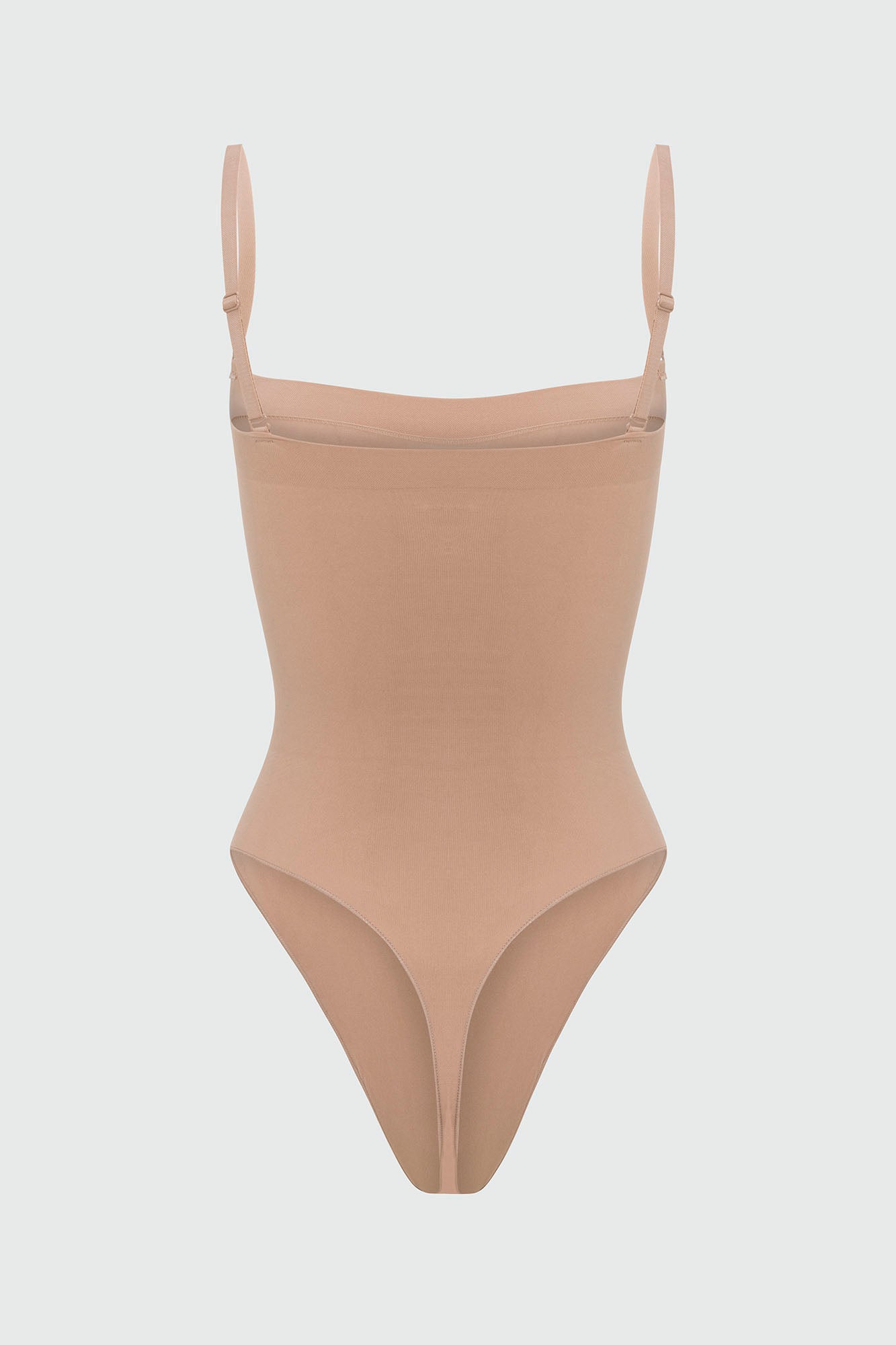 Nova Sculpt Seamless Strong Compression Strapless Thong Bodysuit - Nude