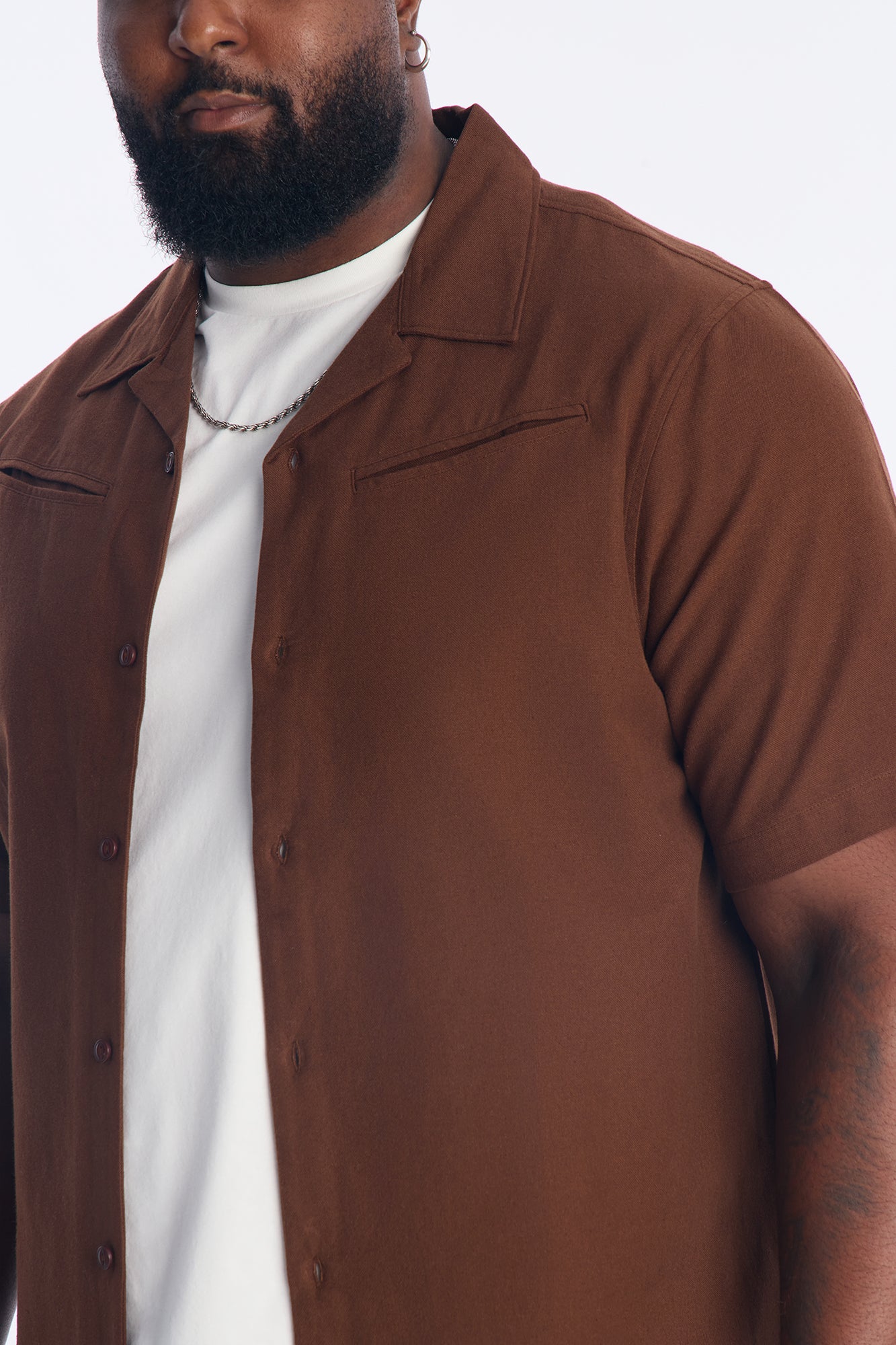 Frontier Fit Button Up Shirt - Brown