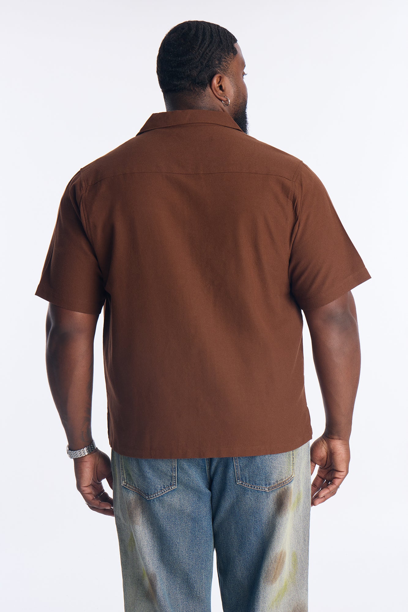 Frontier Fit Button Up Shirt - Brown