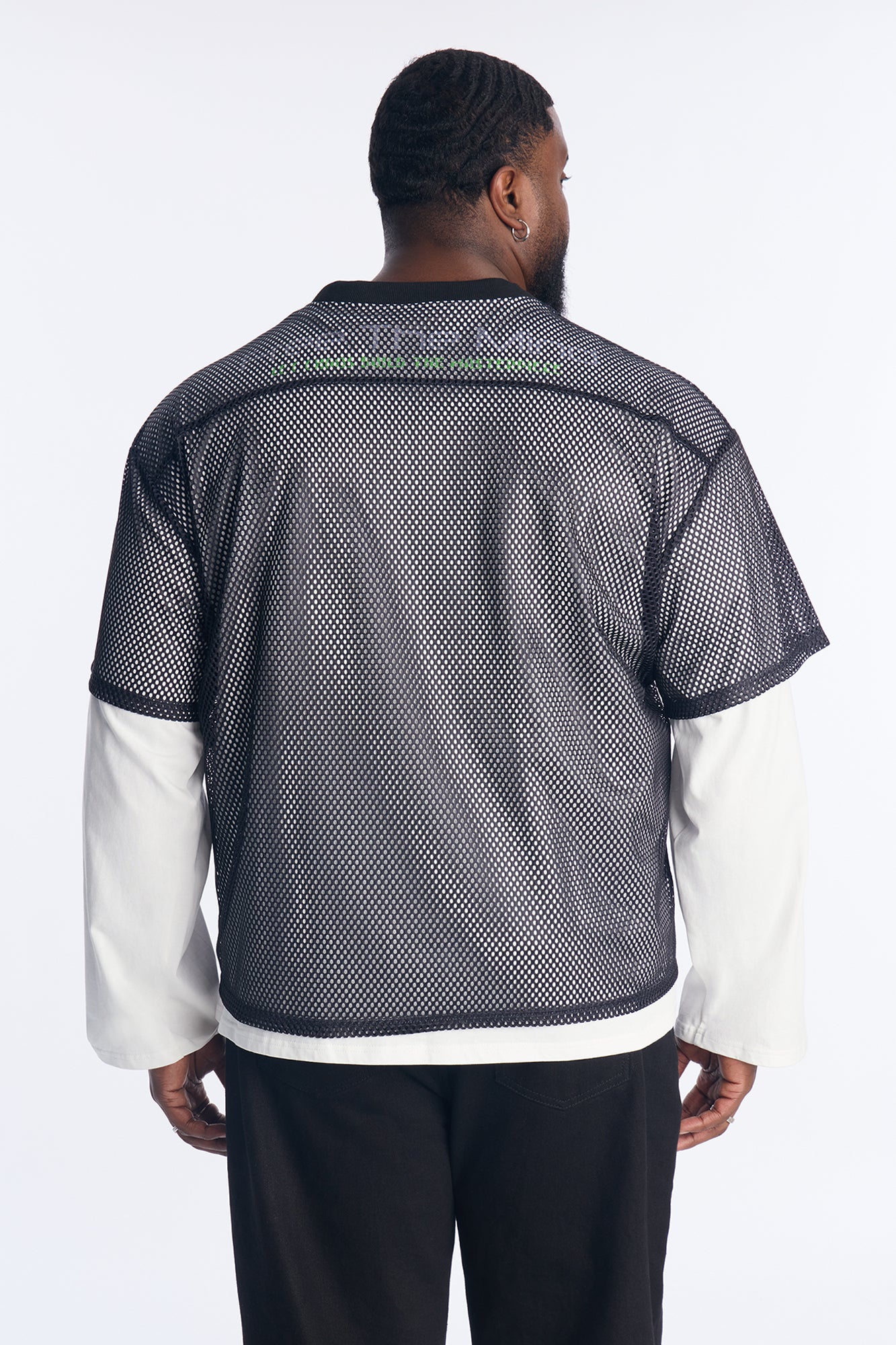 Free The Mind Layered Tee - Black