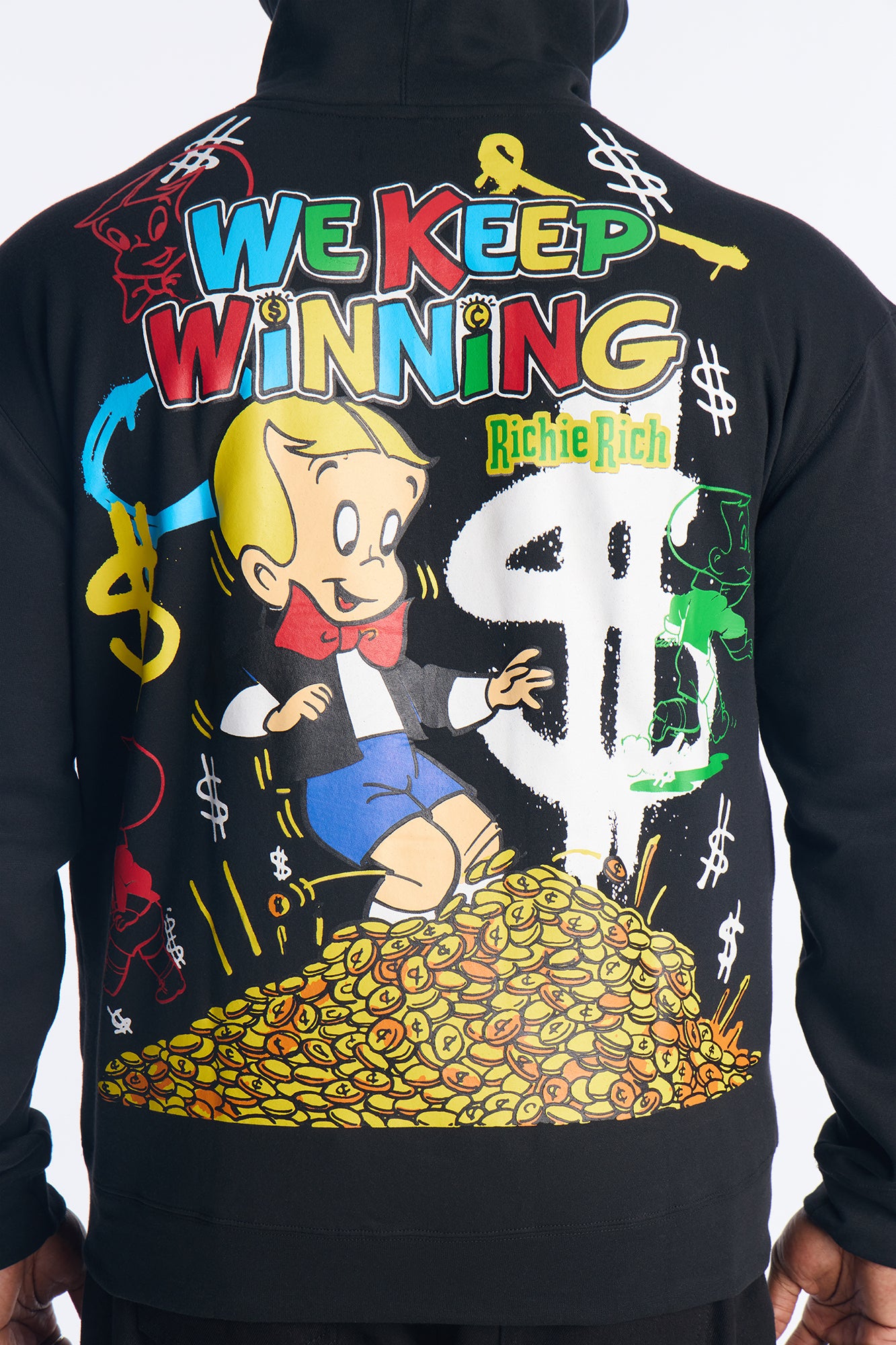 Richie Rich We Keep Winning Hoodie - Black
