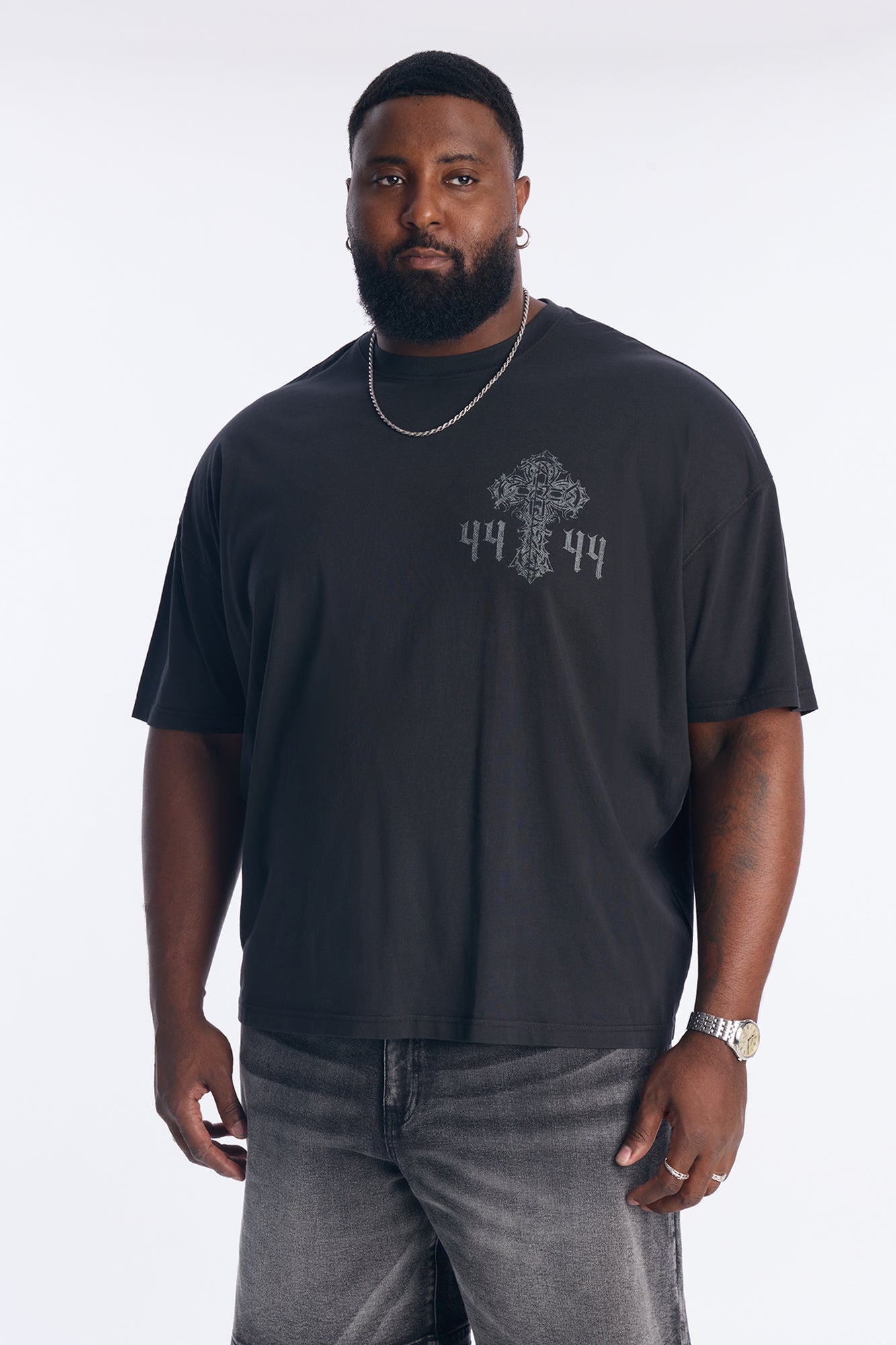 Loyalty Truth Oversized Short Sleeve Tee - Black Wash
