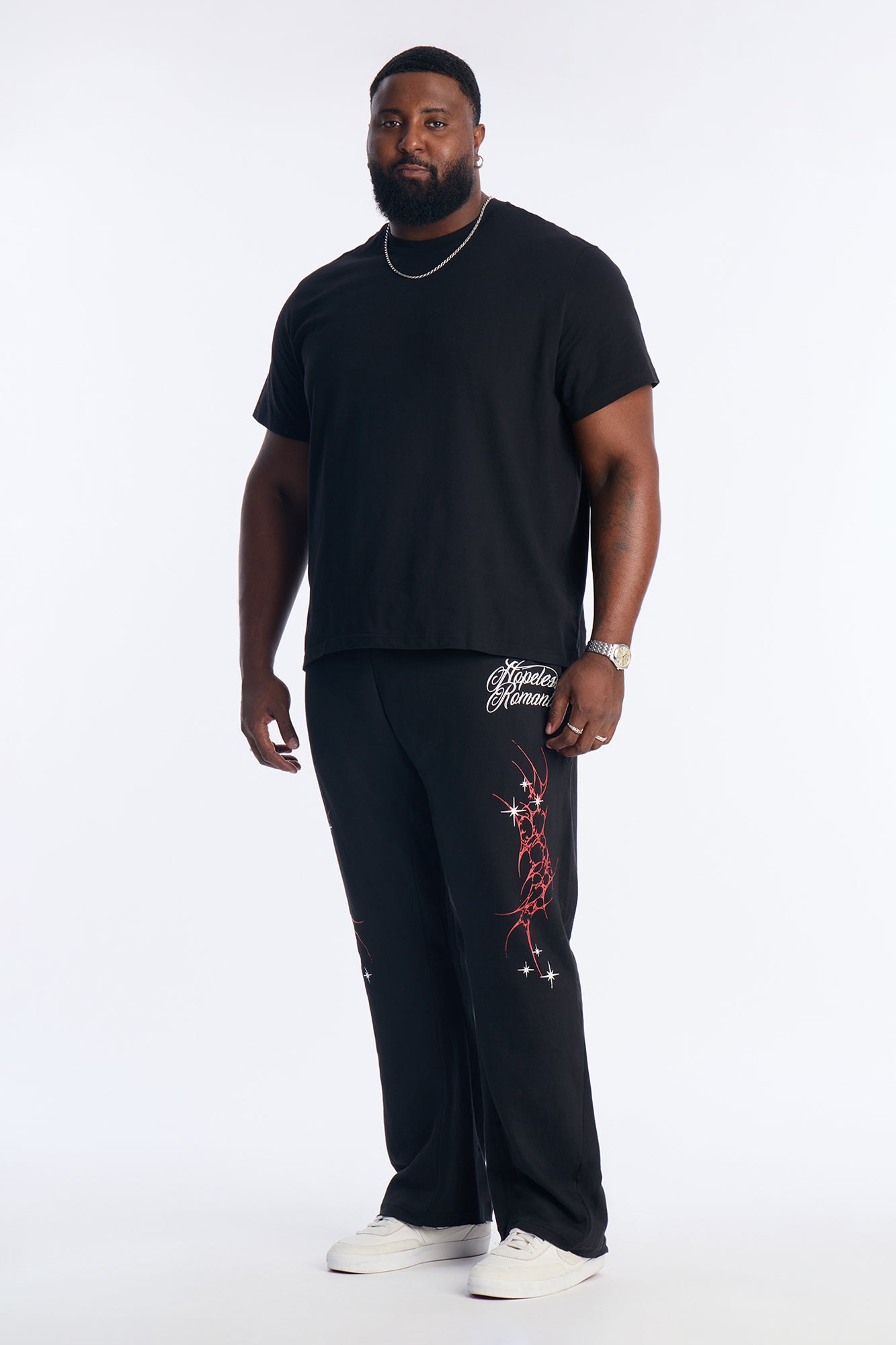 Hopeless Romantic Sweatpants - Black