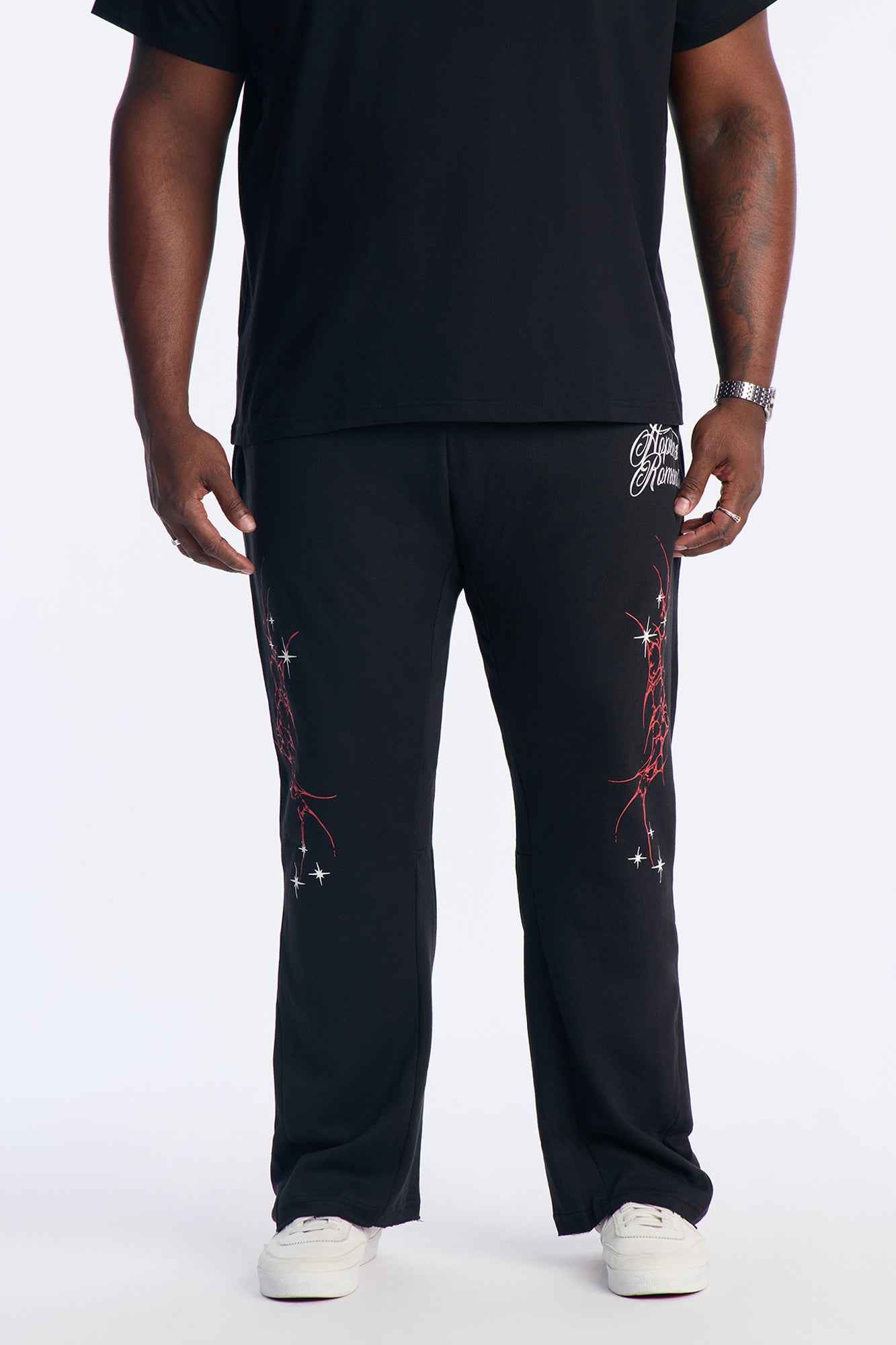 Hopeless Romantic Sweatpants - Black