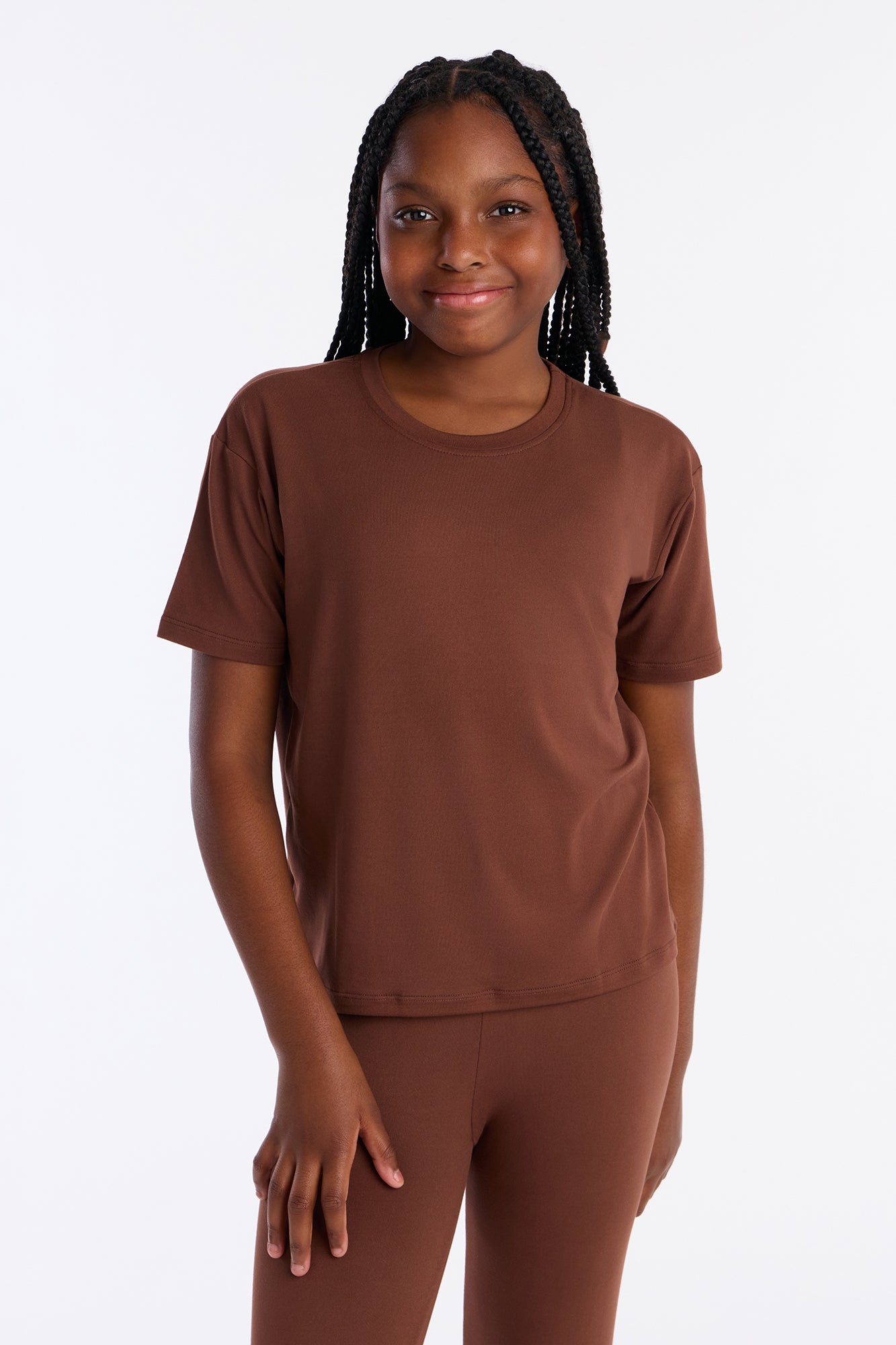 Mini Weekend Vibes Legging Set II - Brown
