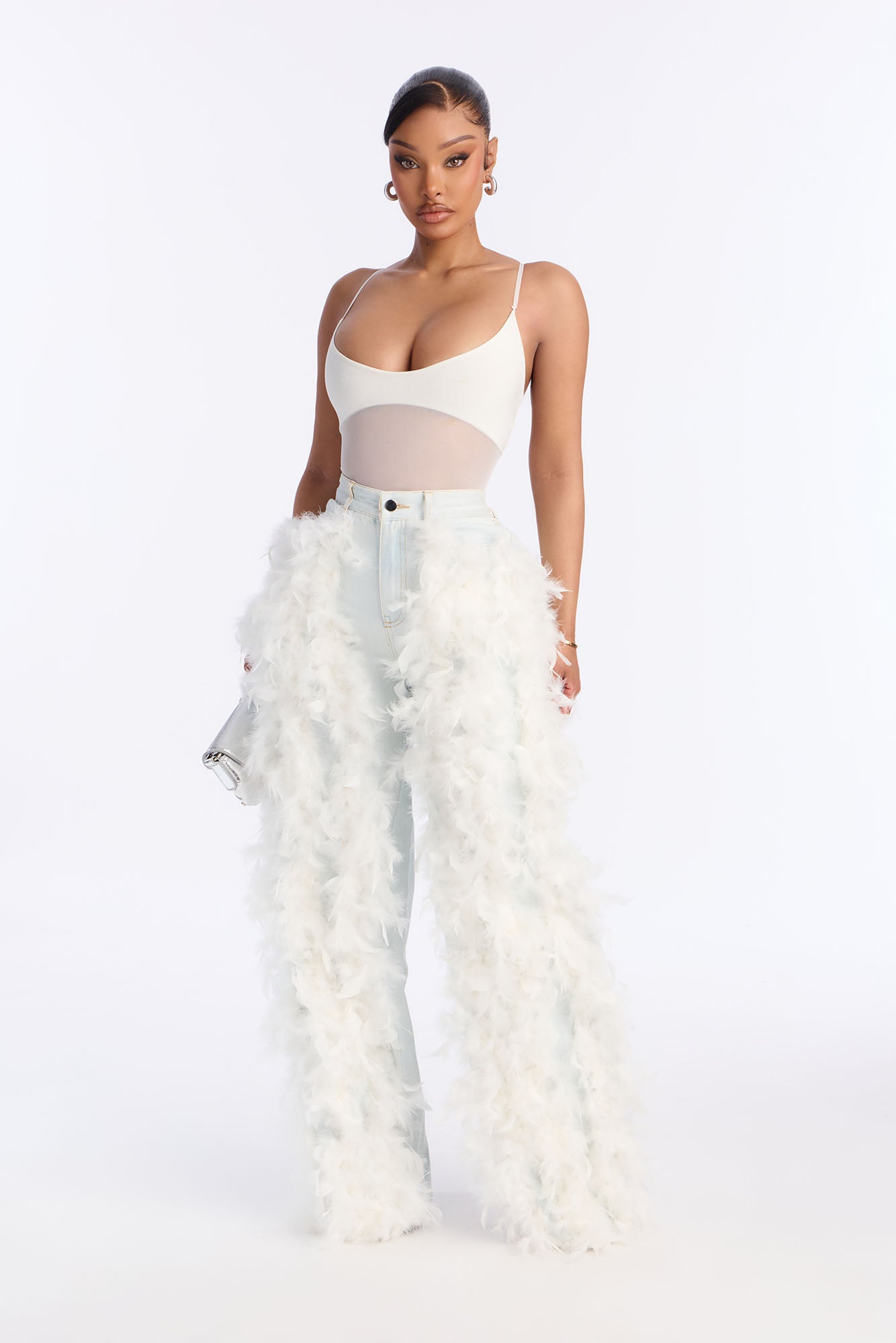 Flock Together Straight Leg Jeans - Light Wash