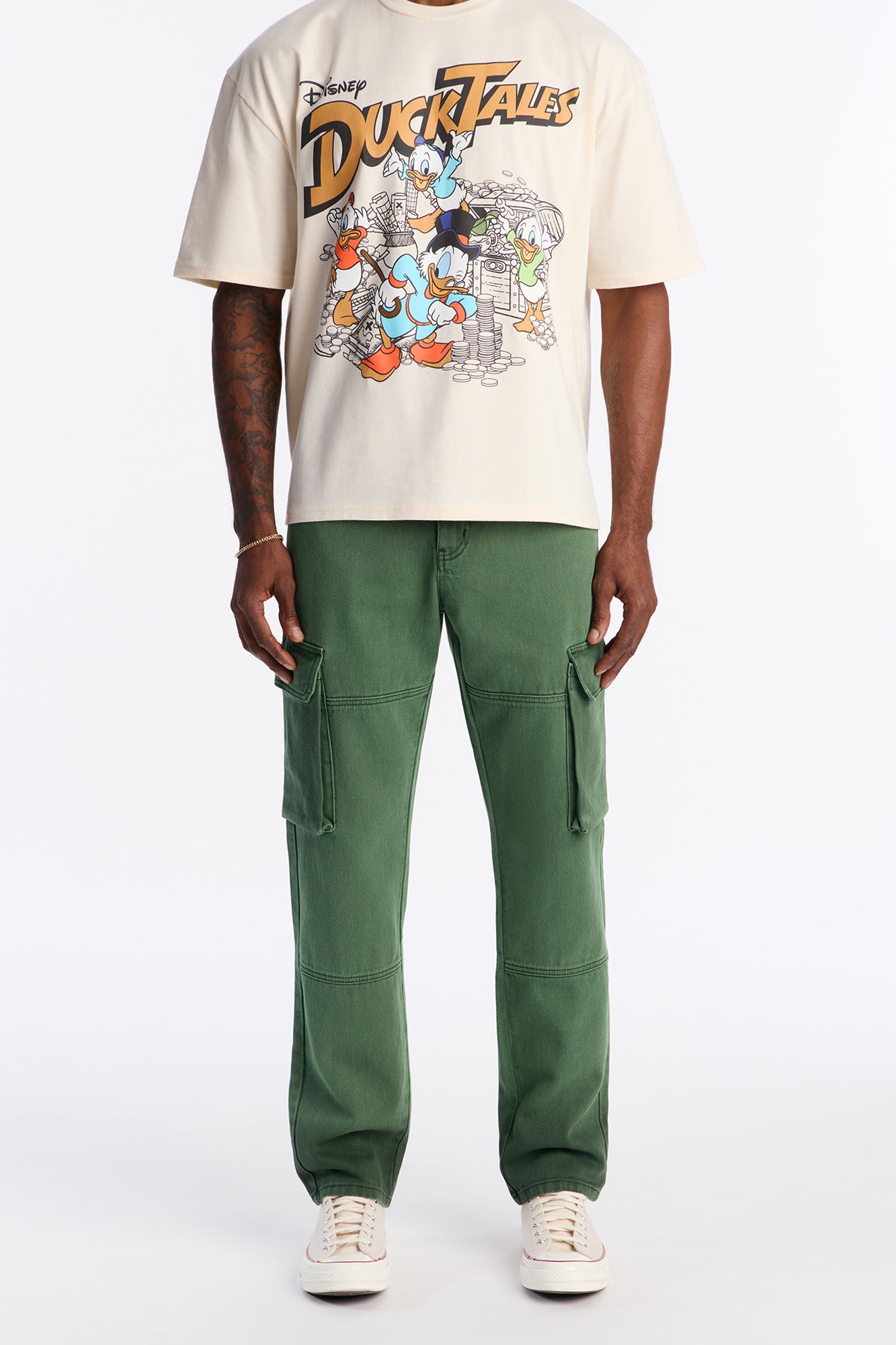 Slim Easy Days Cargo Jean - Sage