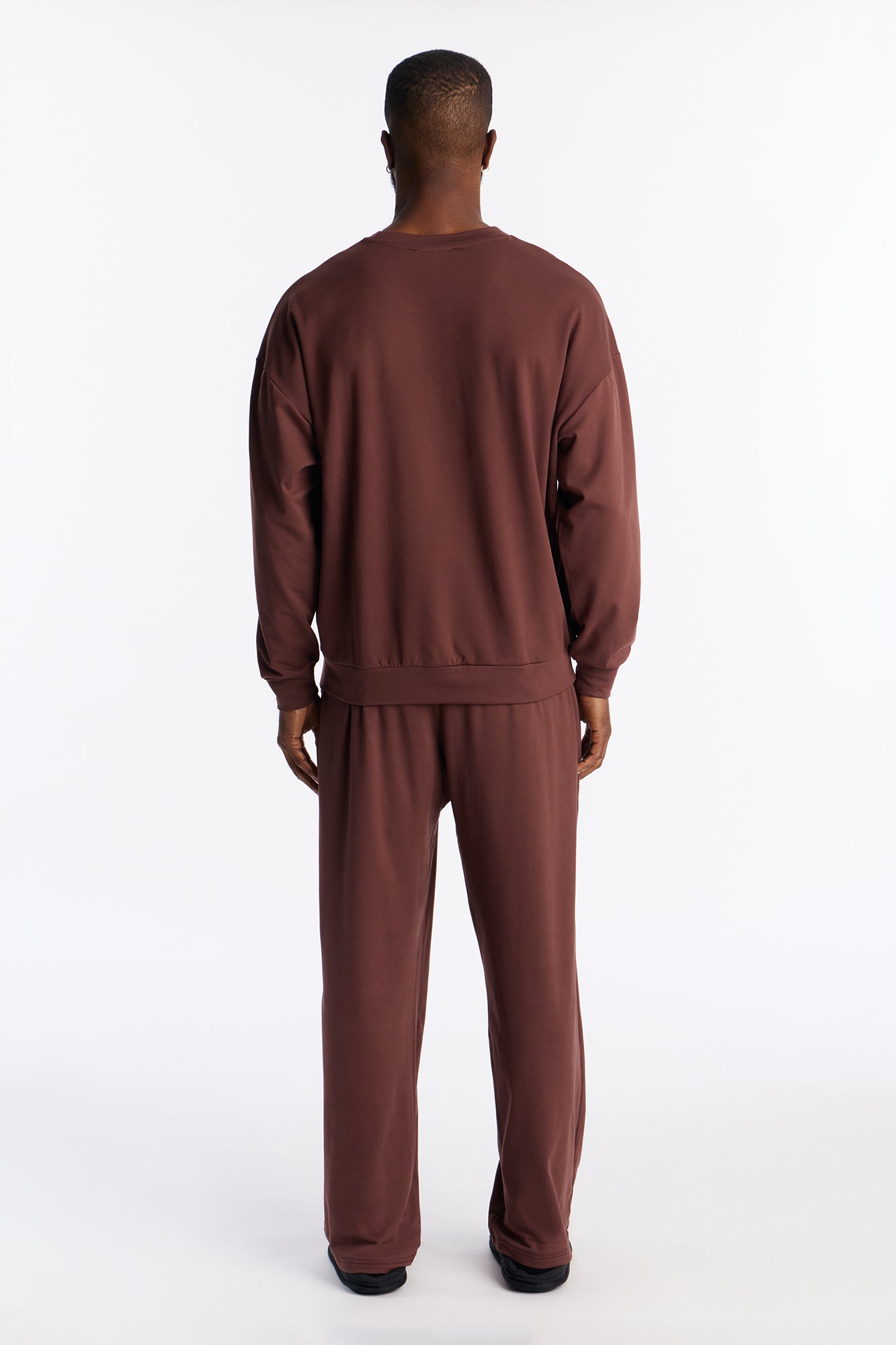 Off Duty Lounge Fleece Set - Brown