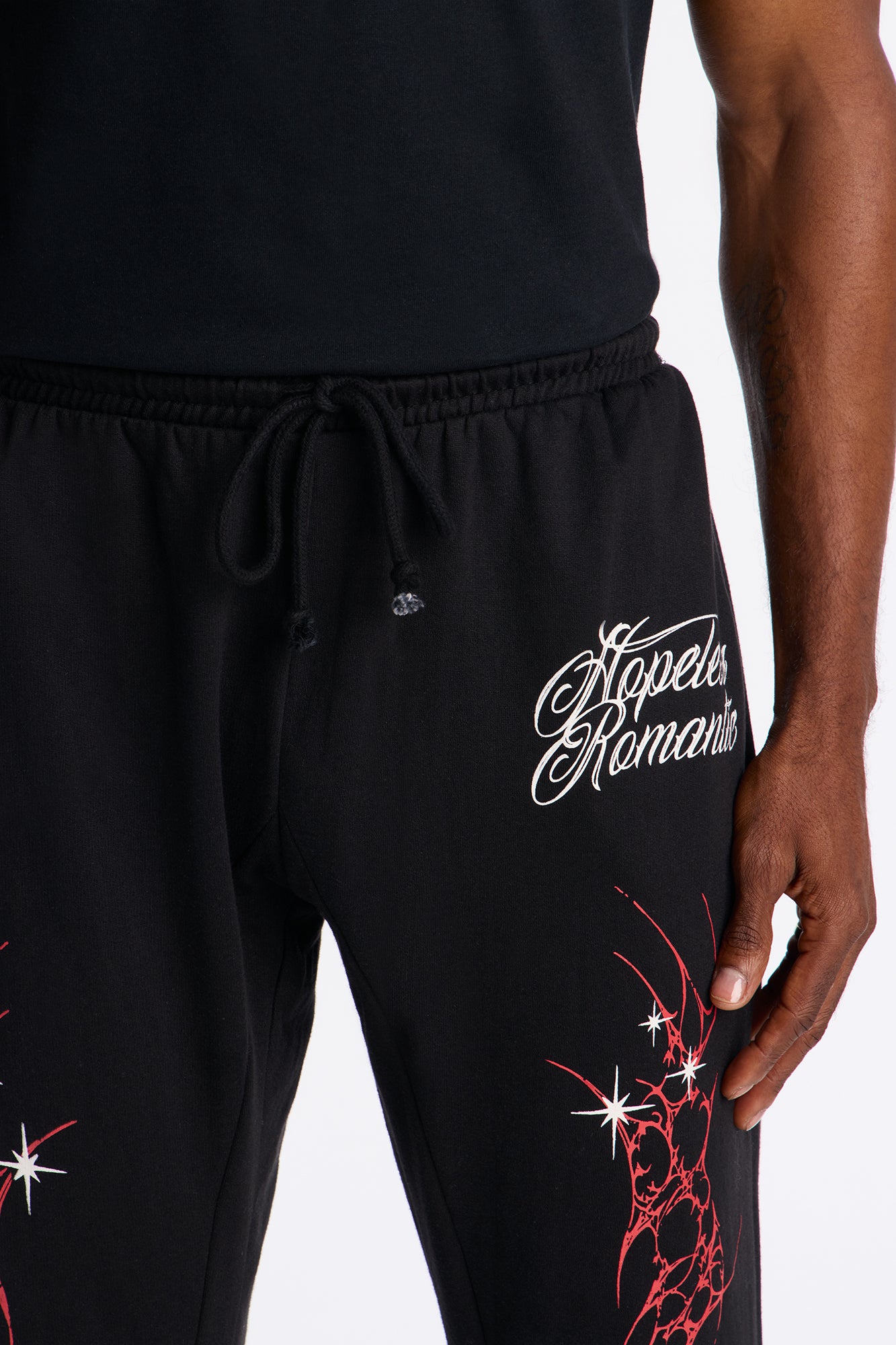 Hopeless Romantic Sweatpants - Black