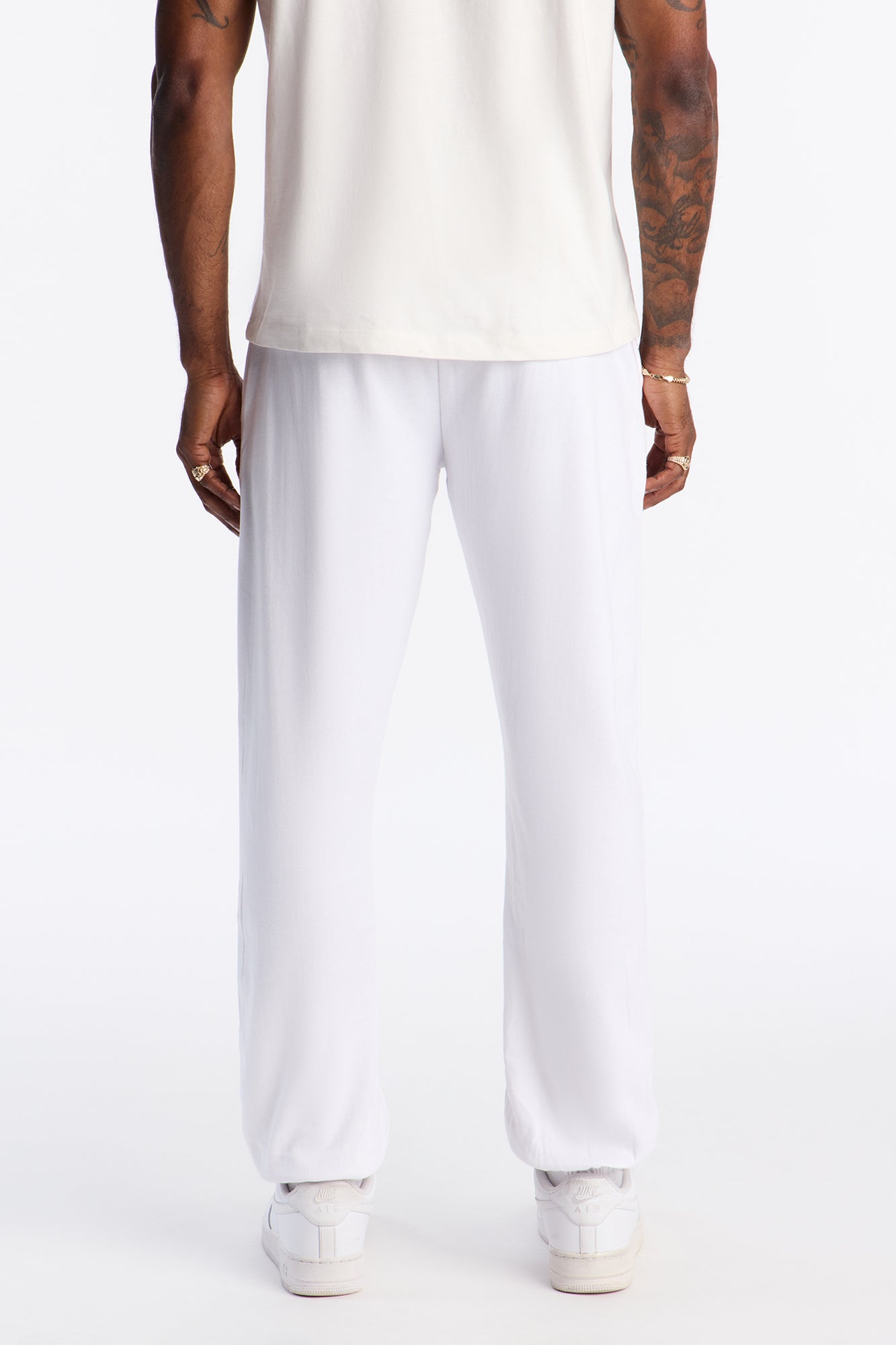 Tapped In Jogger - White