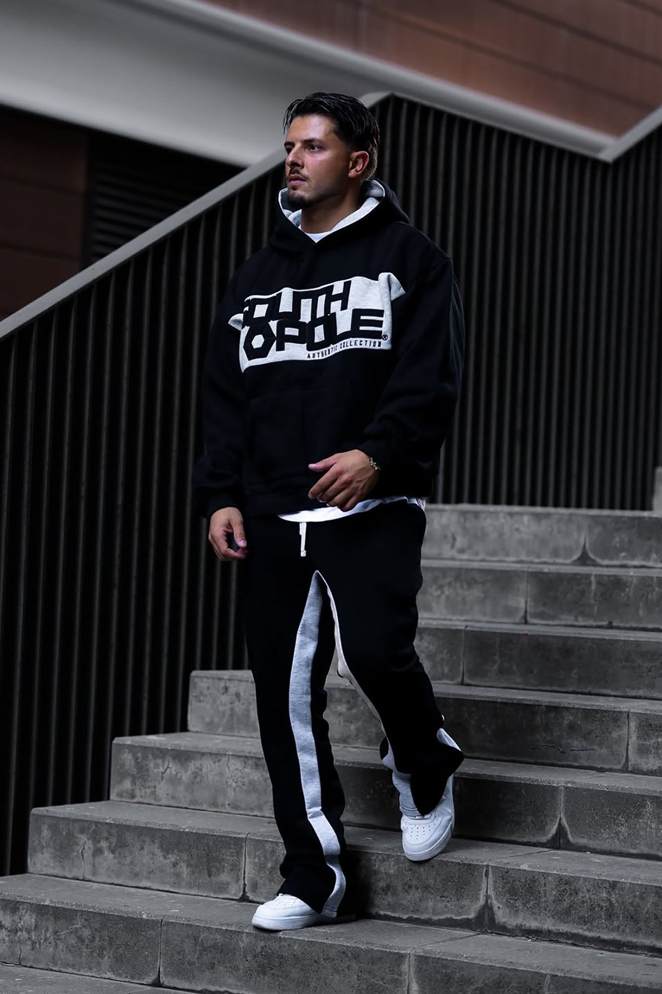 Southpole Logo Hoodie - Black