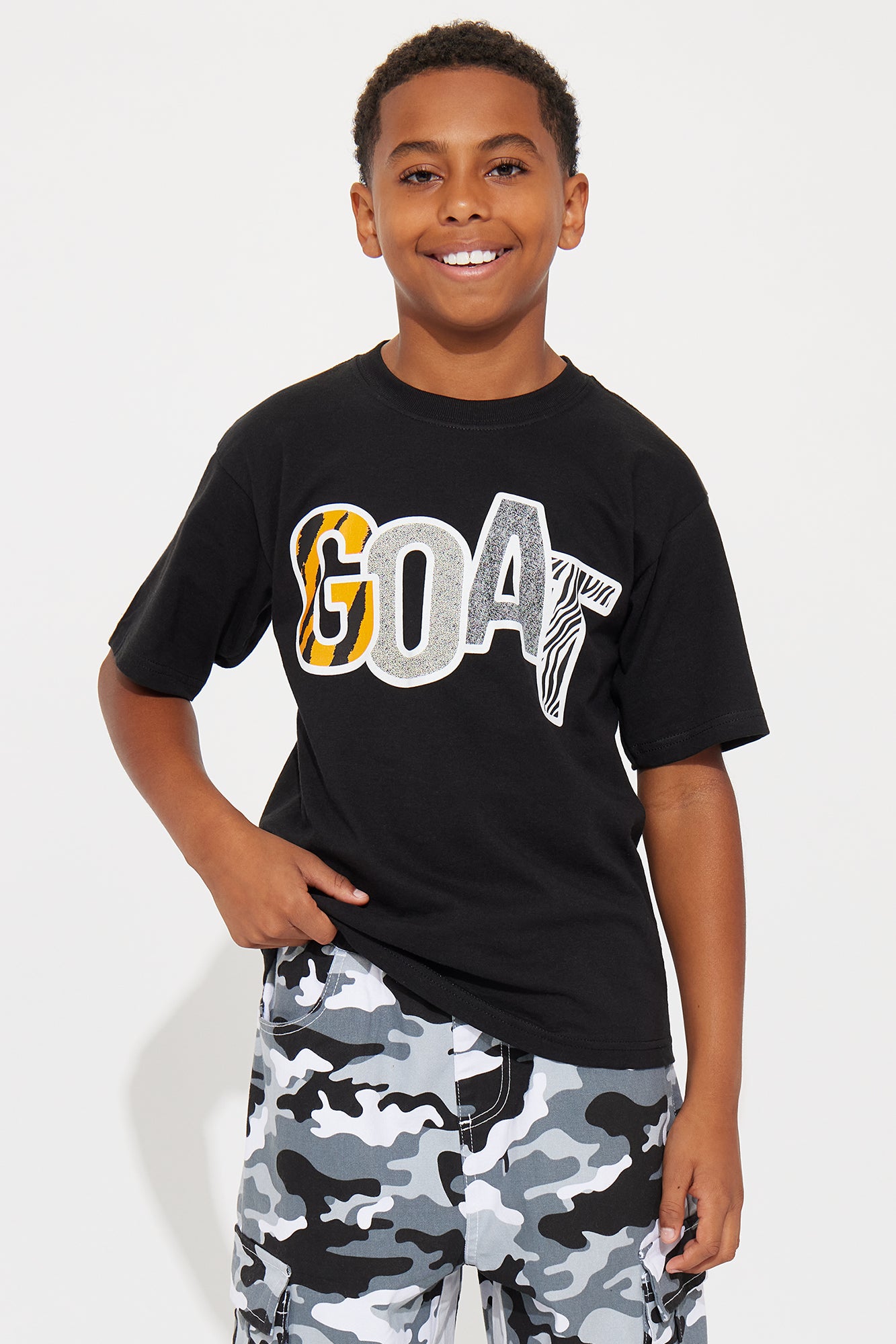 Mini Still The GOAT T-Shirt - Black